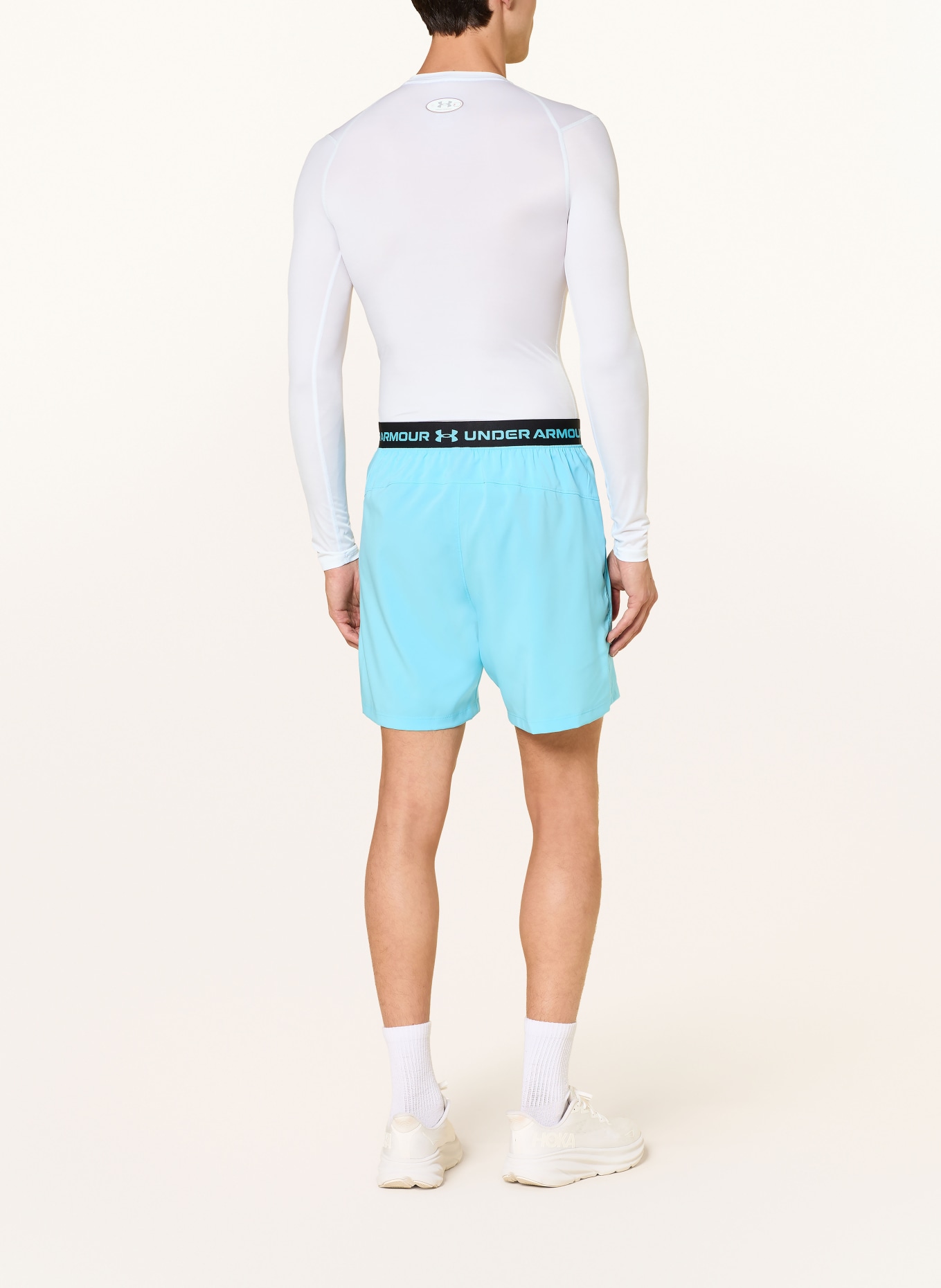 UNDER ARMOUR Funktionsshirt UA HEATGEAR® ELITE: WEISS