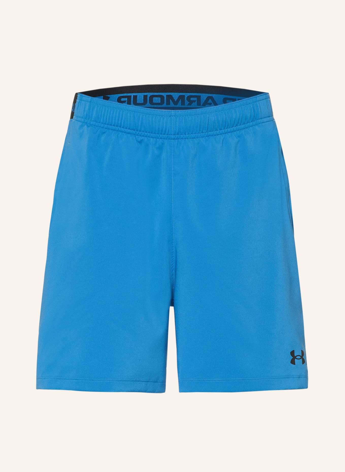 UNDER ARMOUR Trainingsshorts UA VANISH WOVEN 2.0: BLAU / SCHWARZ