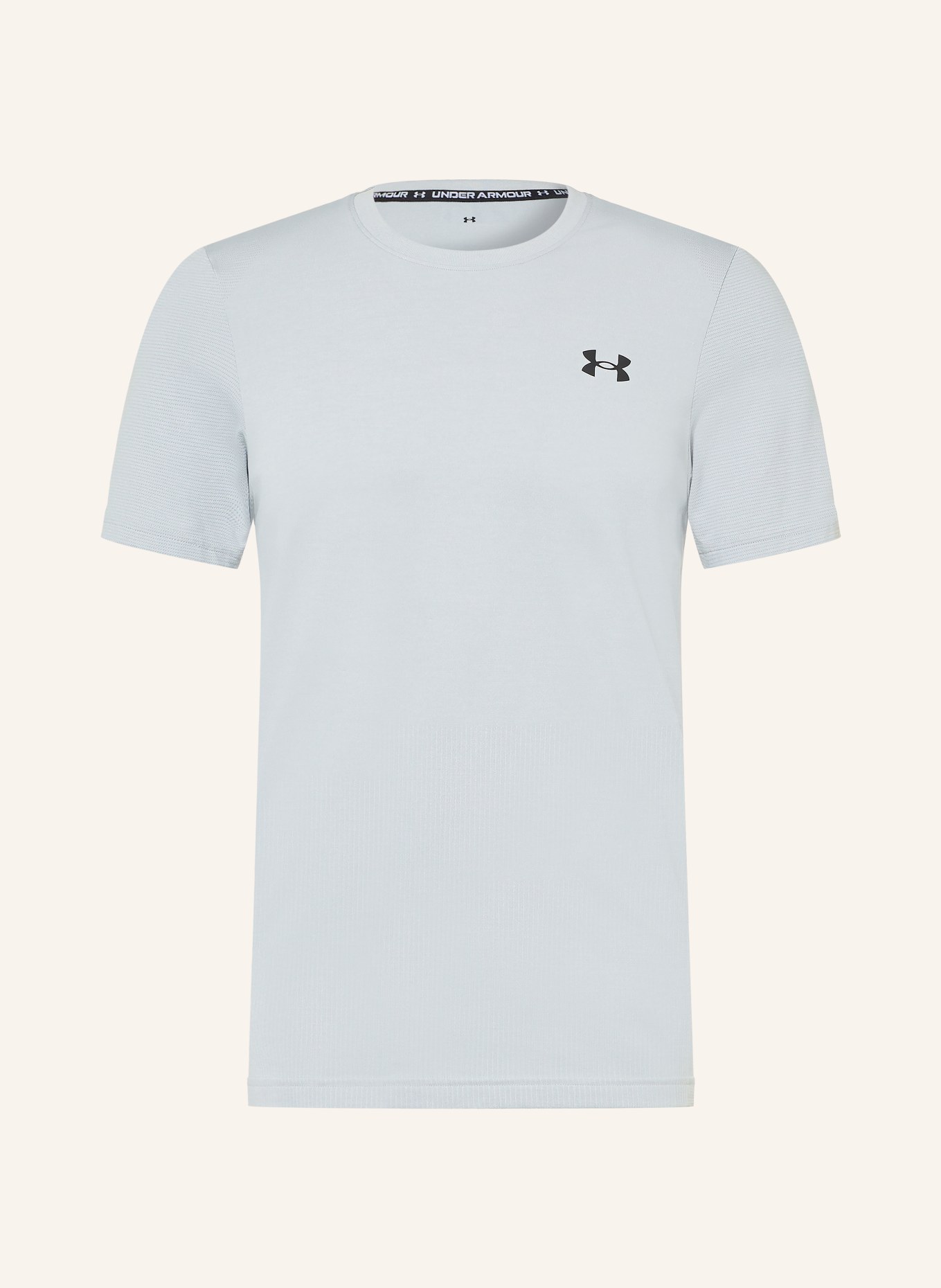 UNDER ARMOUR Funktionsshirt UA VANISH ELITE SEAMLESS: GRAU / SCHWARZ