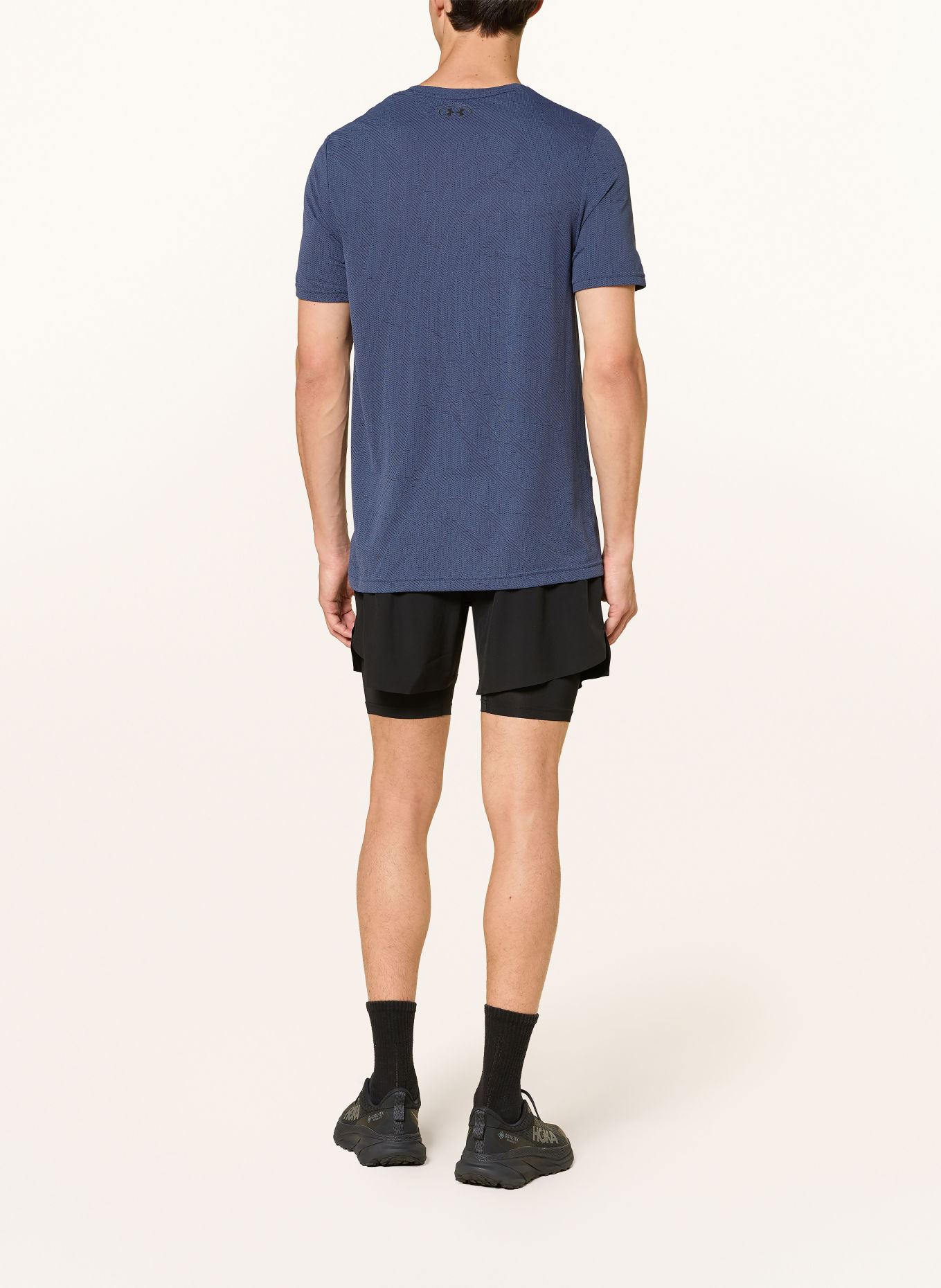 UNDER ARMOUR 2 v 1 tréninkové šortky UA VANISH ELITE: ČERNÁ