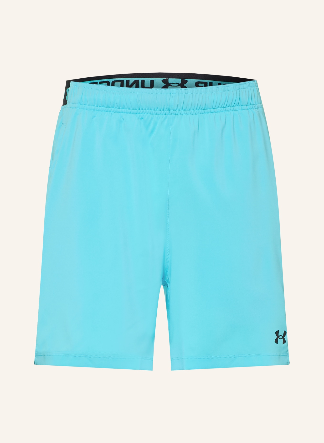 UNDER ARMOUR Trainingsshorts UA VANISH WOVEN 2.0: NEONBLAU / SCHWARZ