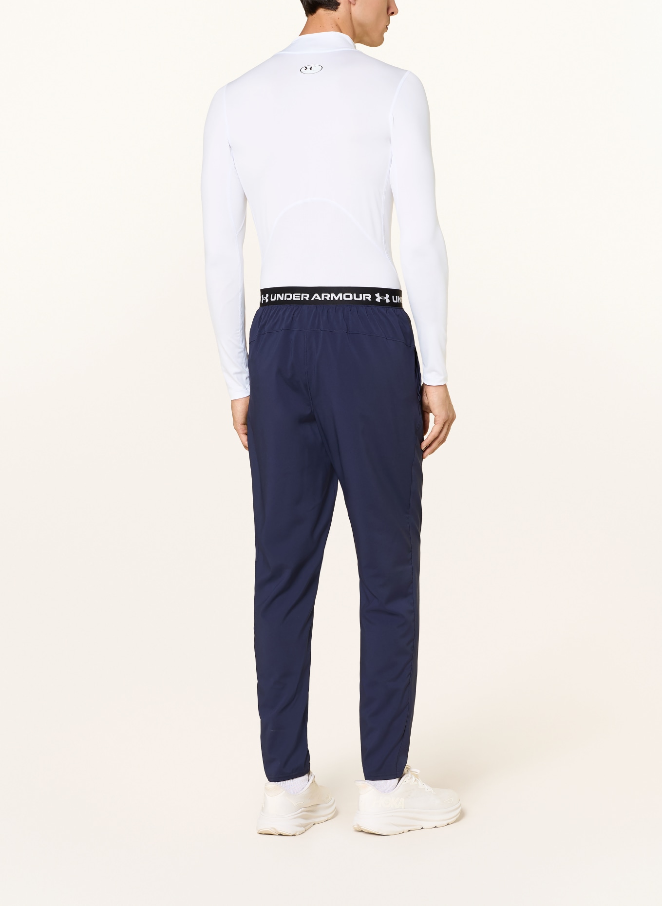 UNDER ARMOUR Funktionsshirt UA HEATGEAR® COMPRESSION: WEISS