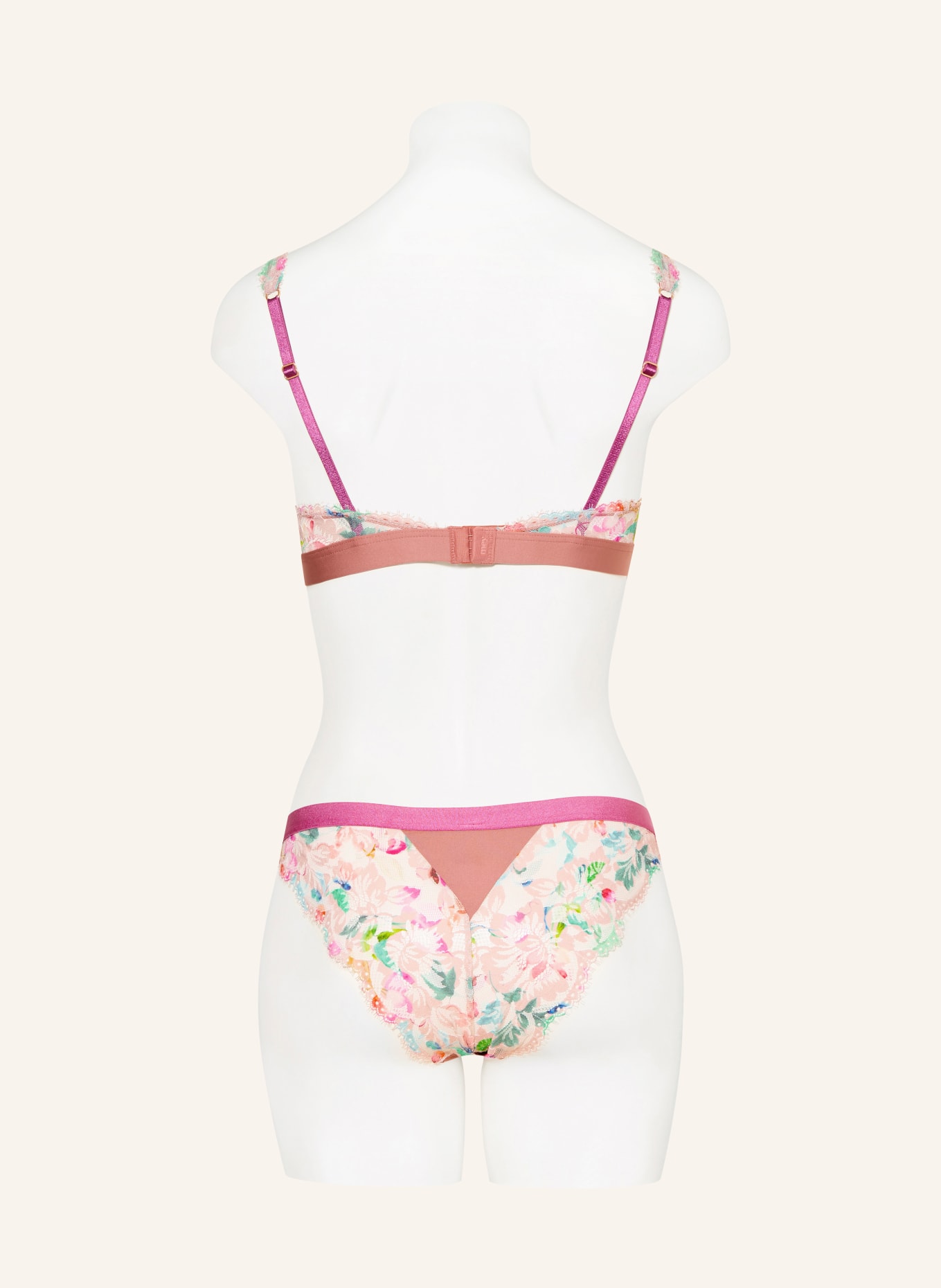 mey Soutien-gorge triangle de la collection POETRY VOGUE: VIEUX ROSE / ROUGE CLAIR / BLEU PÉTROLE