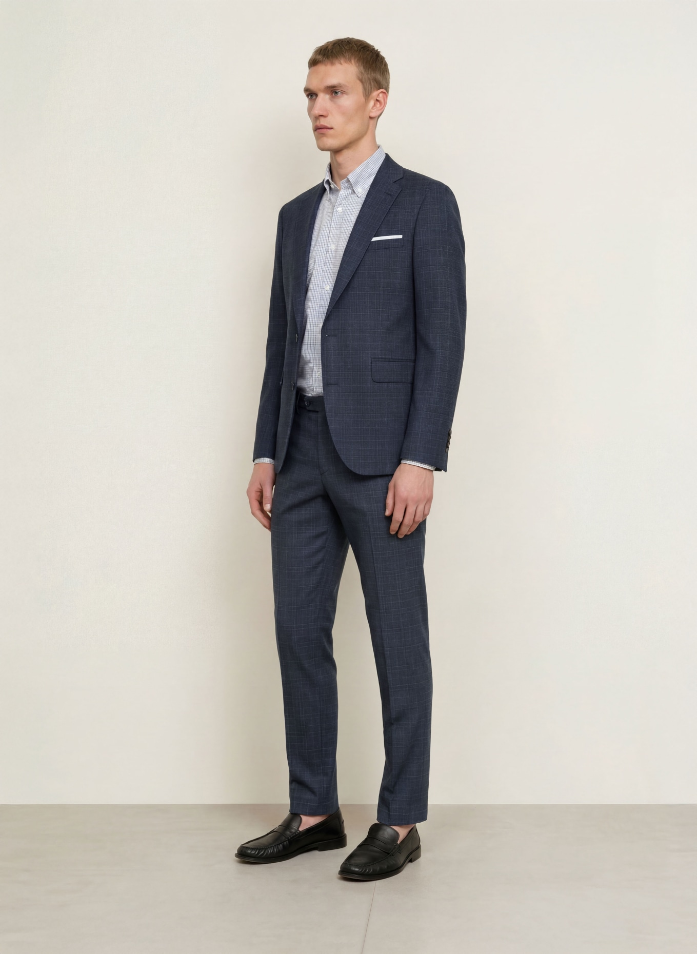 CINQUE CIDATA-colbert in Extra Slim Fit van jersey: 69 DUNKELBLAU