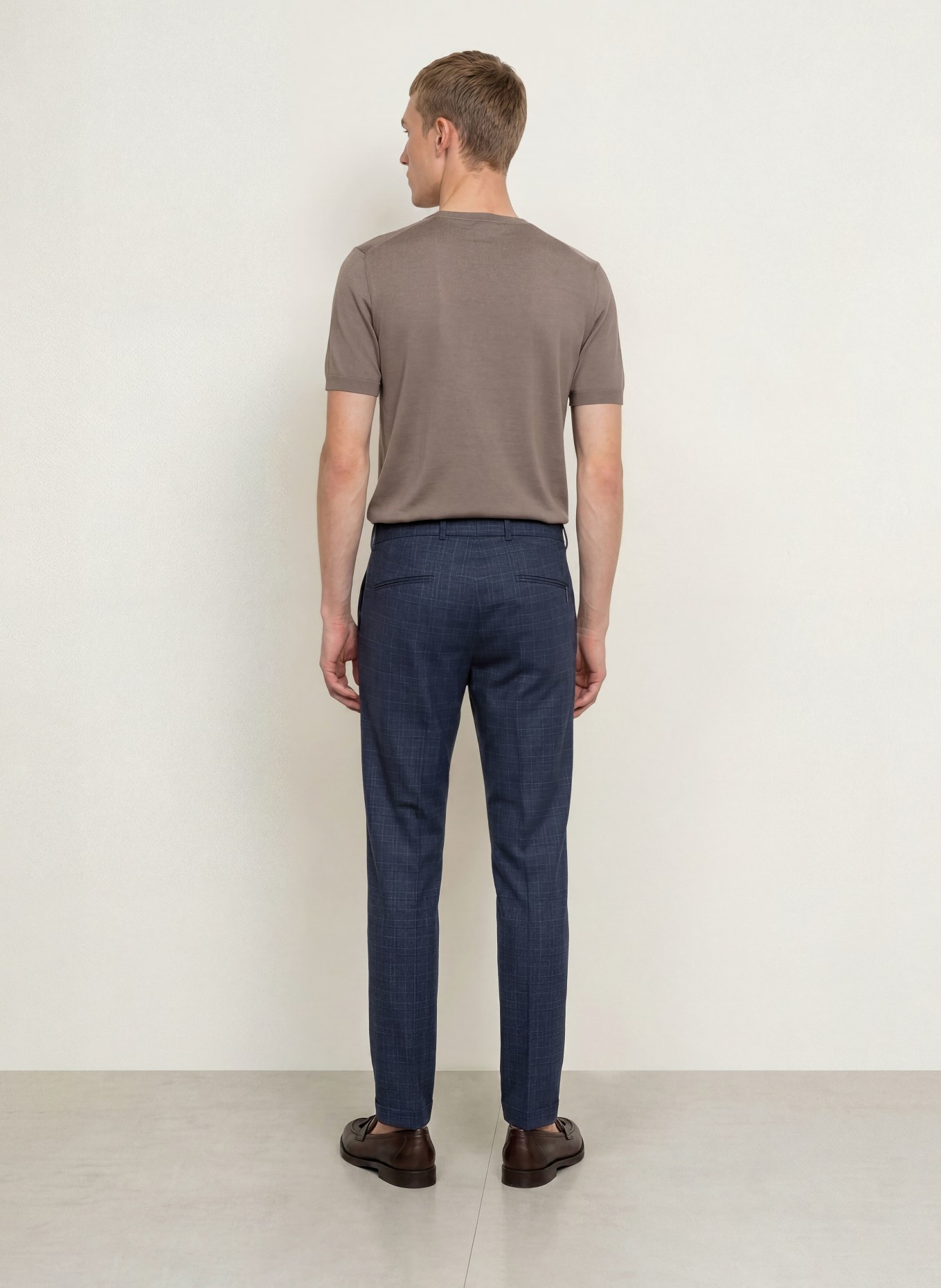CINQUE CIDON slim fit pantalon van jersey: 69 DUNKELBLAU