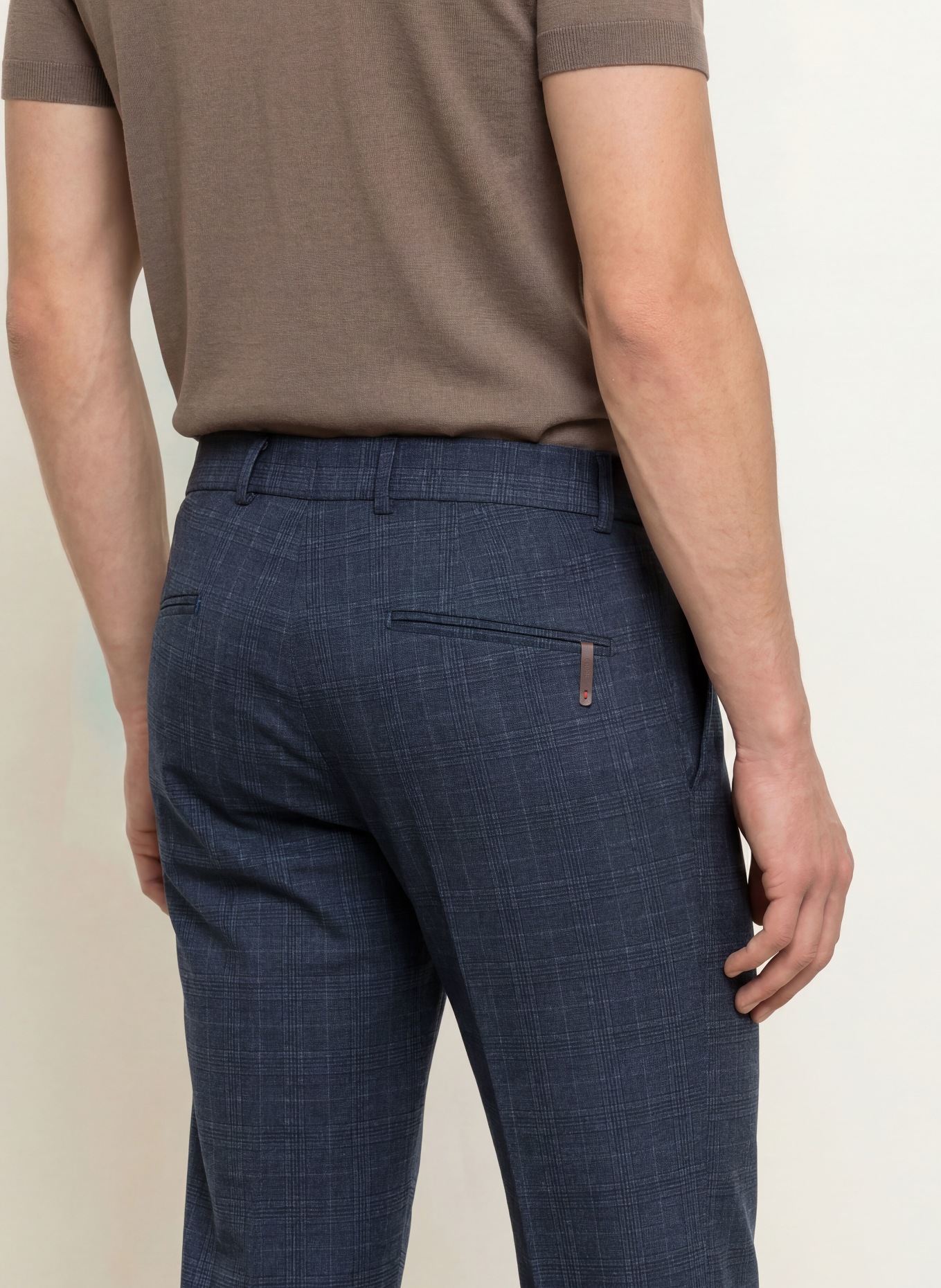 CINQUE CIDON slim fit pantalon van jersey: 69 DUNKELBLAU