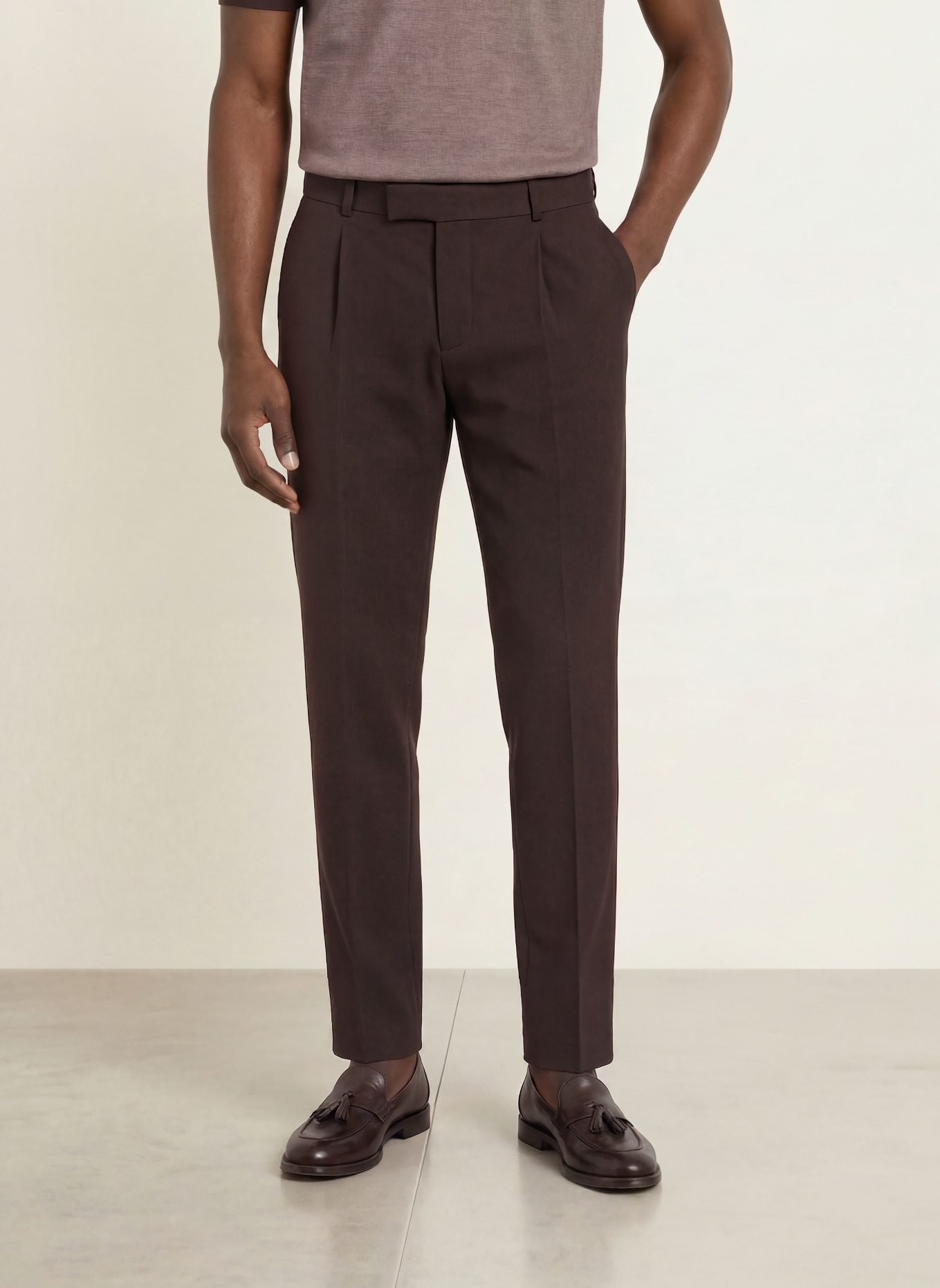 CINQUE Spodnie CISALTO-R o kroju Extra Slim Fit: 58 dunkellila