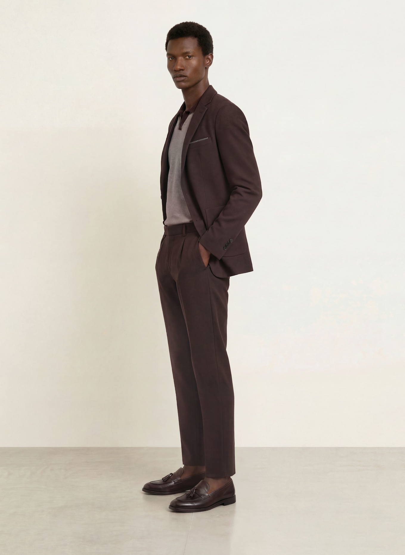 CINQUE Spodnie CISALTO-R o kroju Extra Slim Fit: 58 dunkellila
