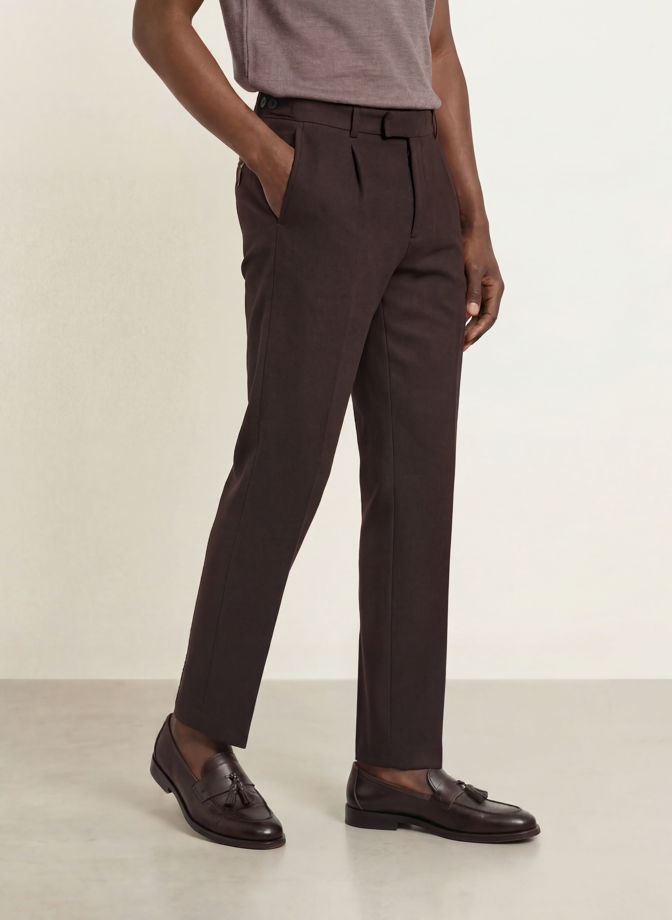 CINQUE Spodnie CISALTO-R o kroju Extra Slim Fit: 58 dunkellila