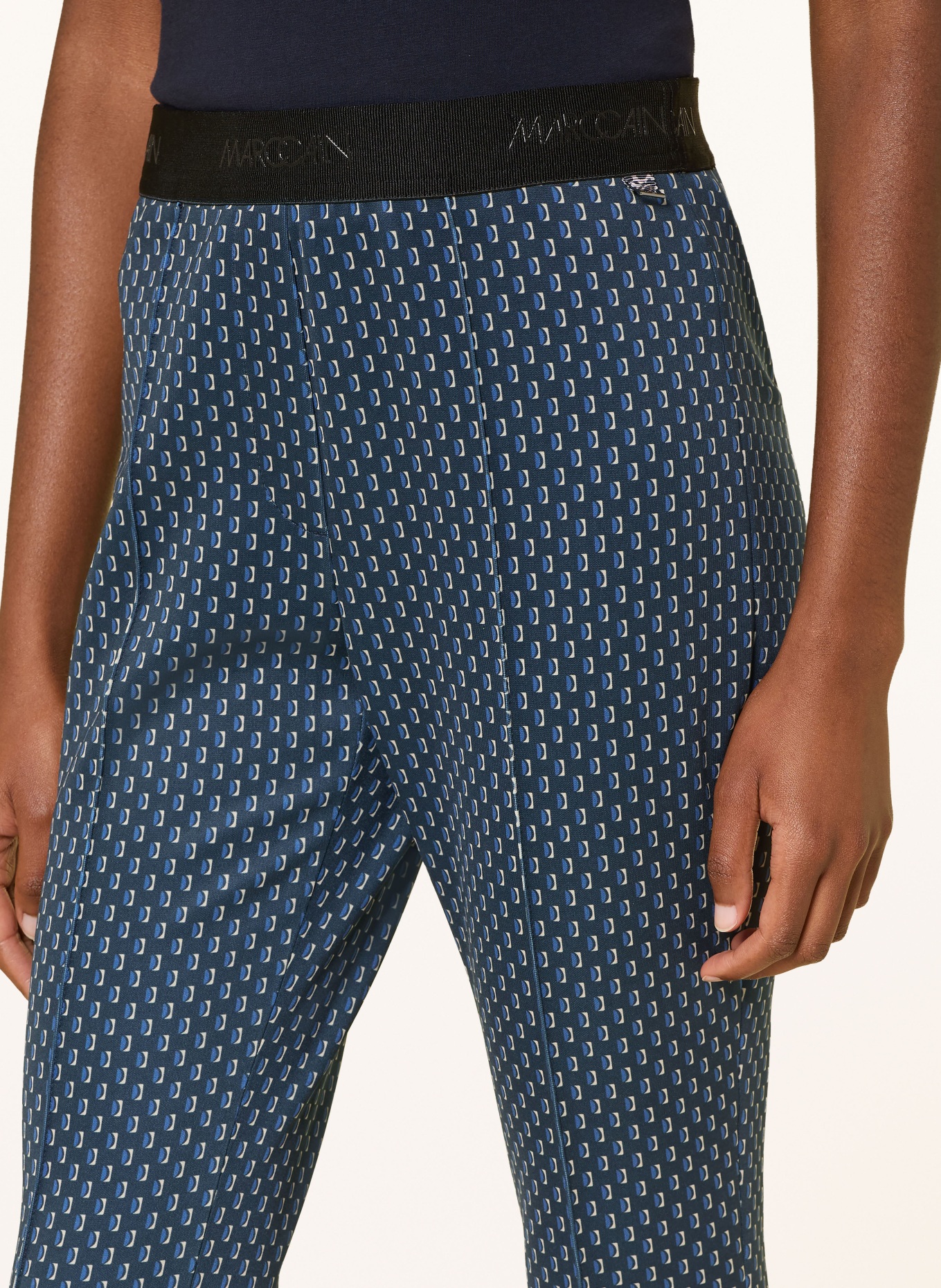 MARC CAIN Spodnie FREDERICA: 370 set sail