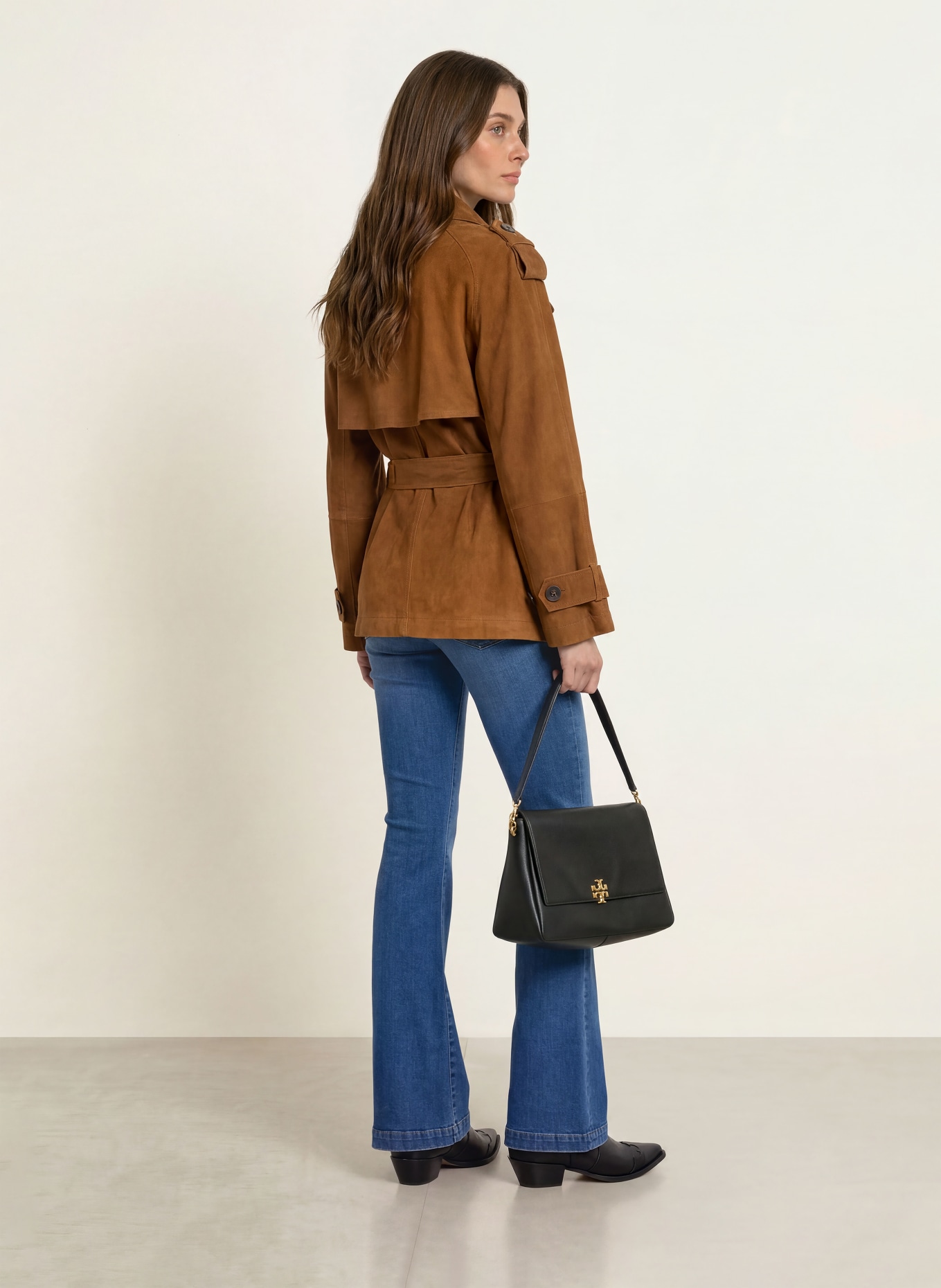 MARC CAIN Flared jeans FRENDA: 357 vintage indigo