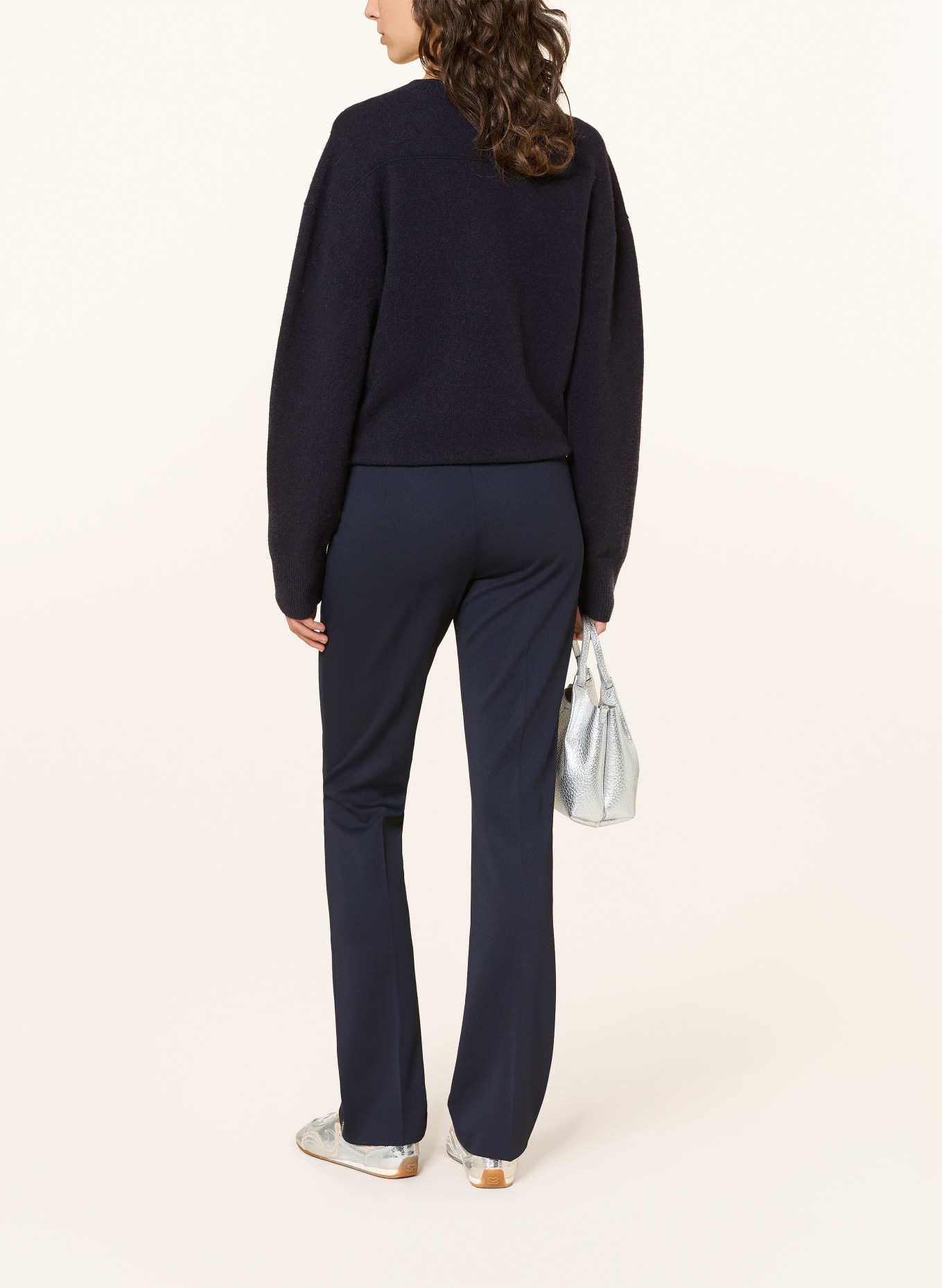 MARC CAIN FREDERICA Trousers: 394 navy