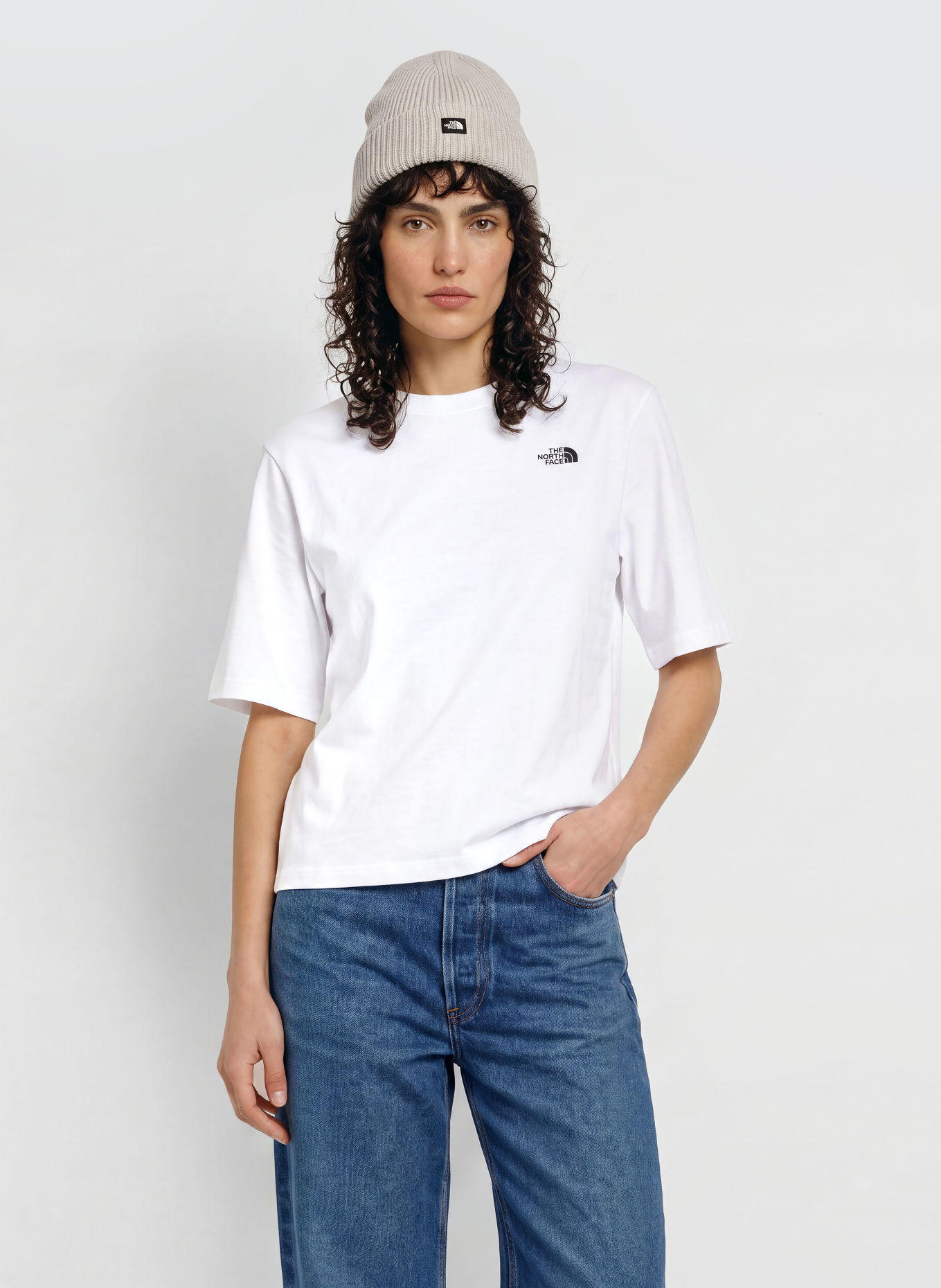 THE NORTH FACE T-shirt TNF™ ESSENTIAL SIMPLE DOME: BLANC