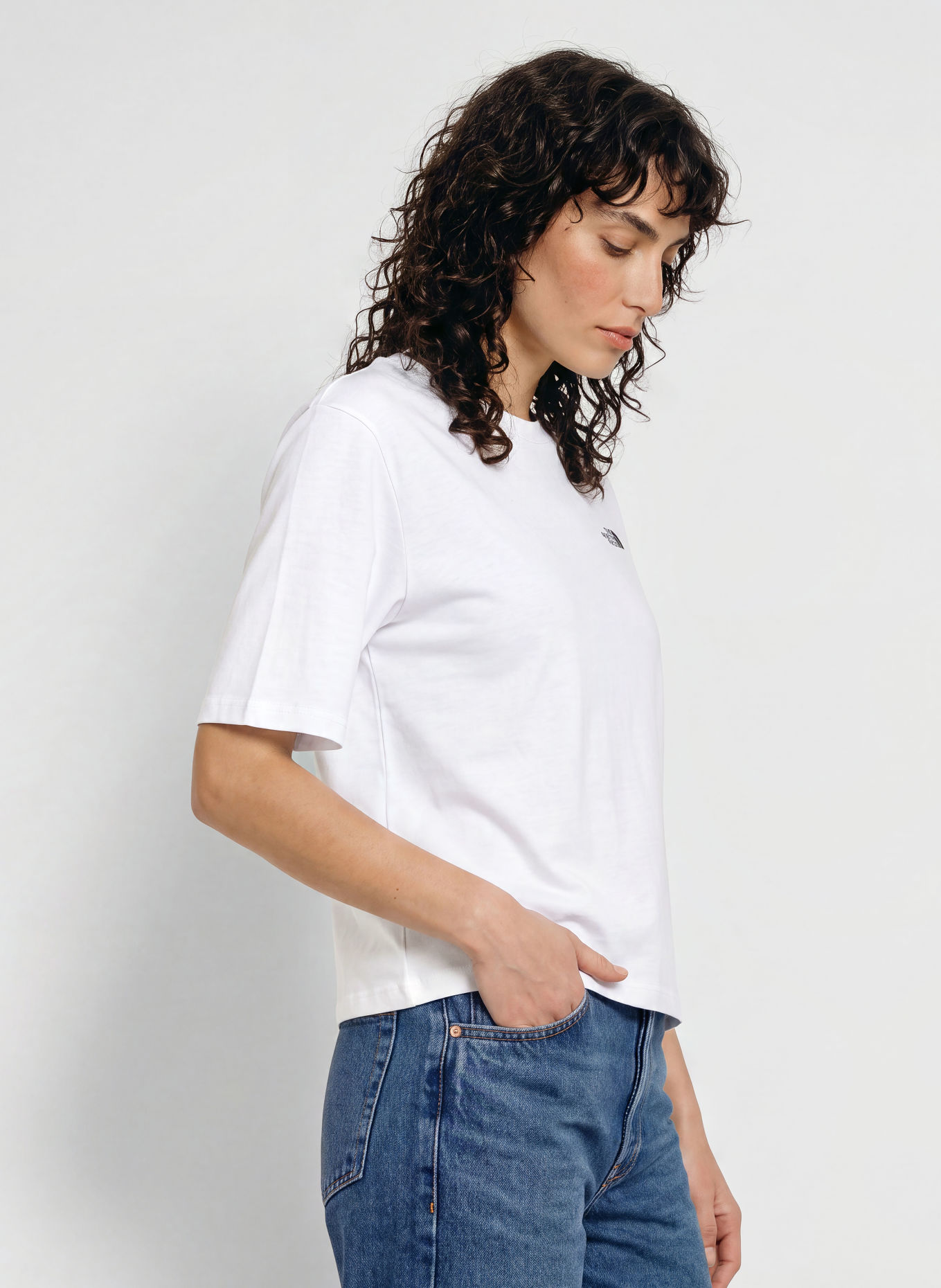 THE NORTH FACE T-shirt TNF™ ESSENTIAL SIMPLE DOME: BLANC