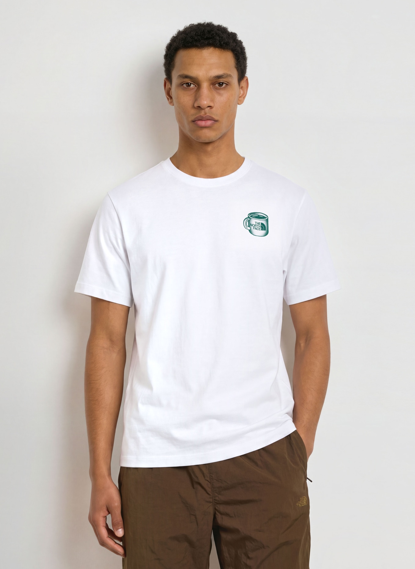 THE NORTH FACE T-Shirt BASECAMP BARISTA: WEISS