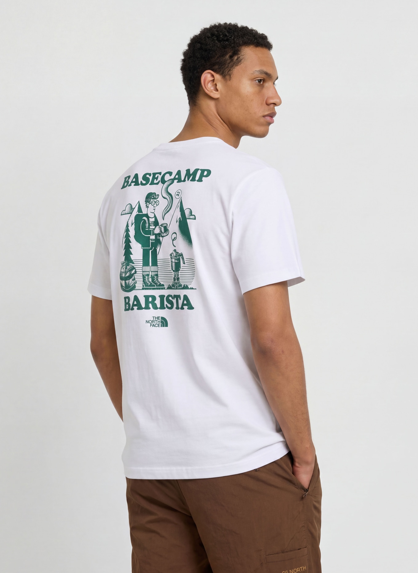 THE NORTH FACE T-Shirt BASECAMP BARISTA: WEISS