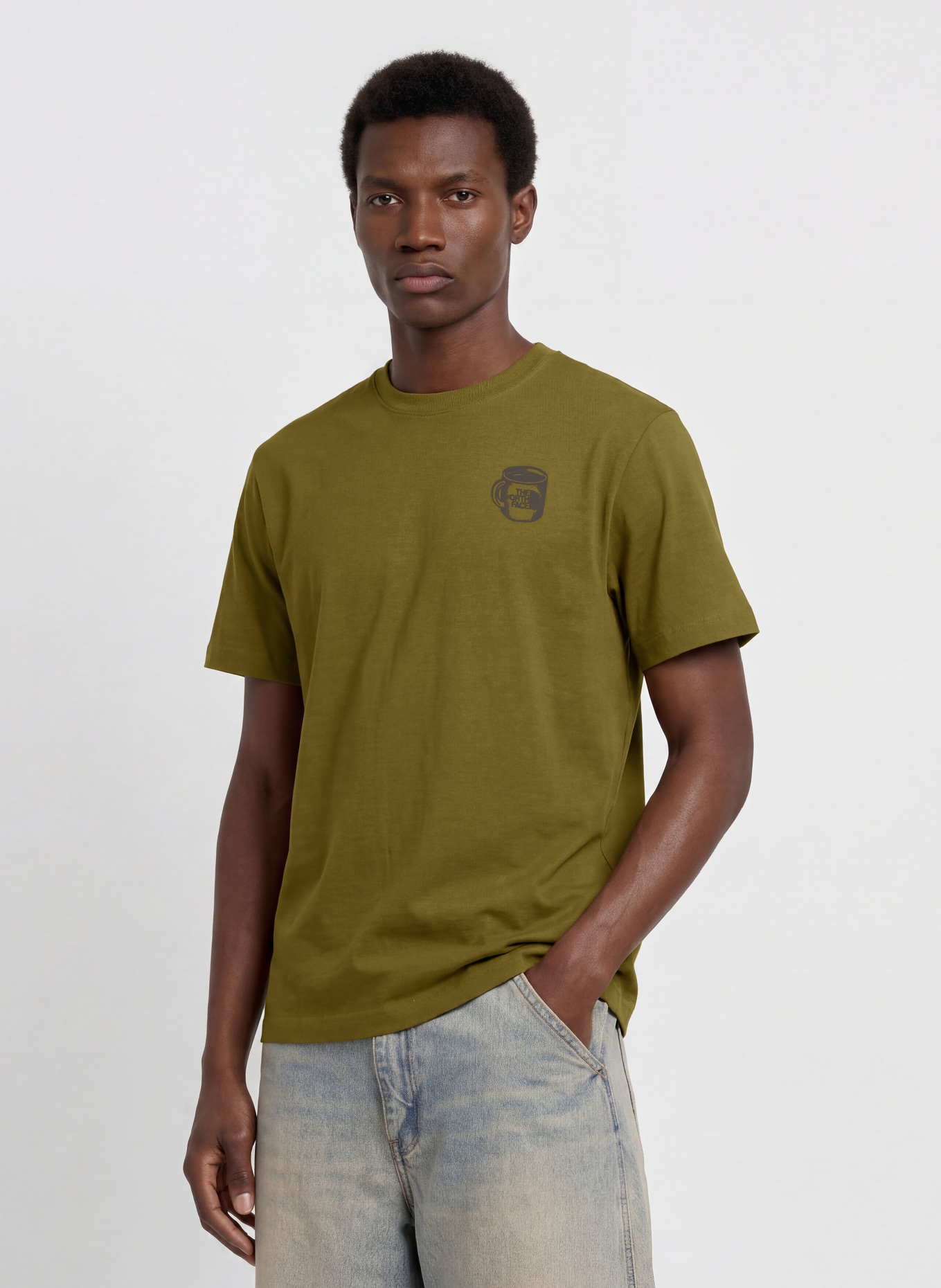 THE NORTH FACE T-Shirt BASECAMP BARISTA: OLIV