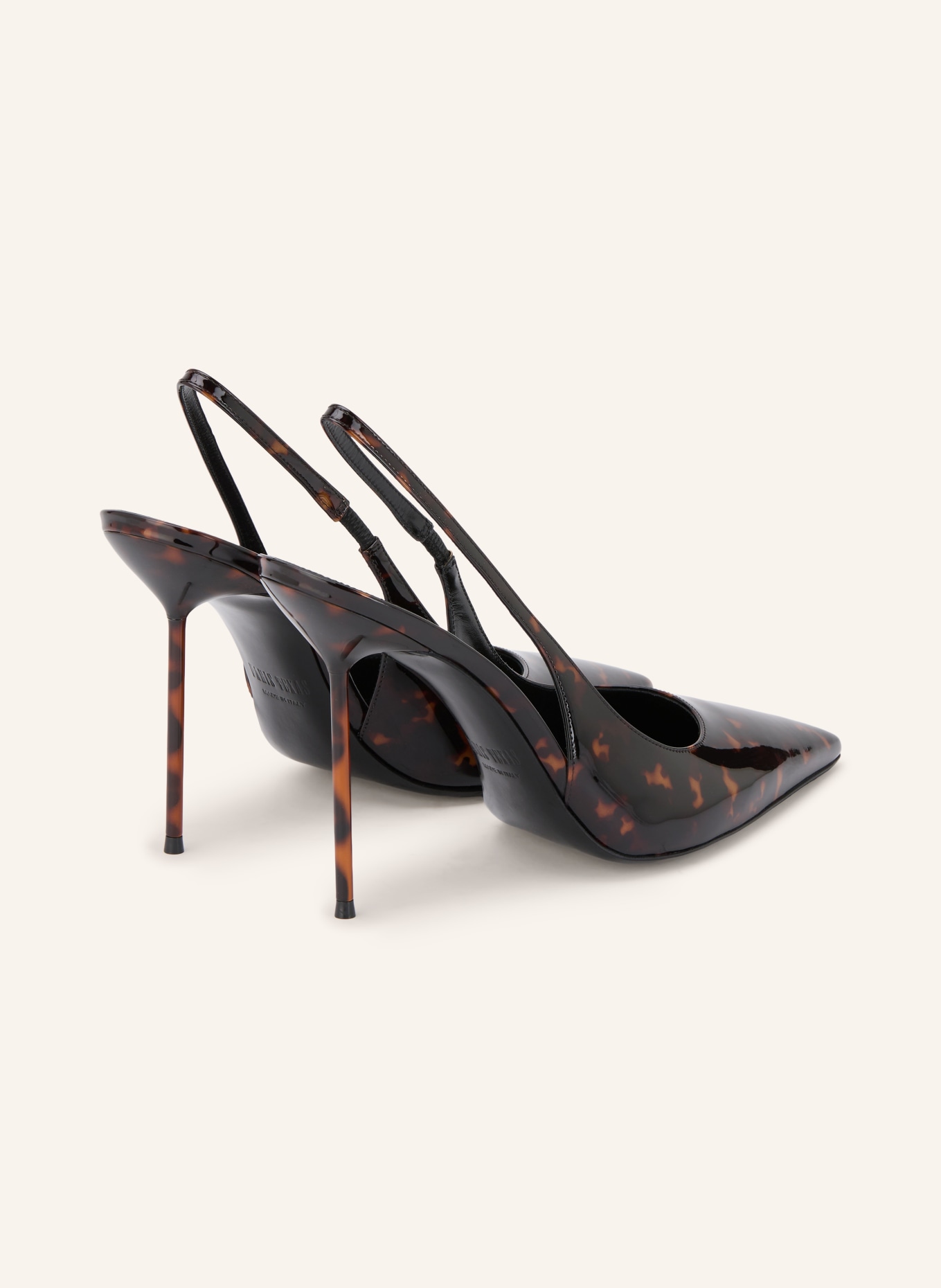 PARIS TEXAS Slingpumps LIDIA: TMAVĚ HNĚDÁ / HNĚDÁ