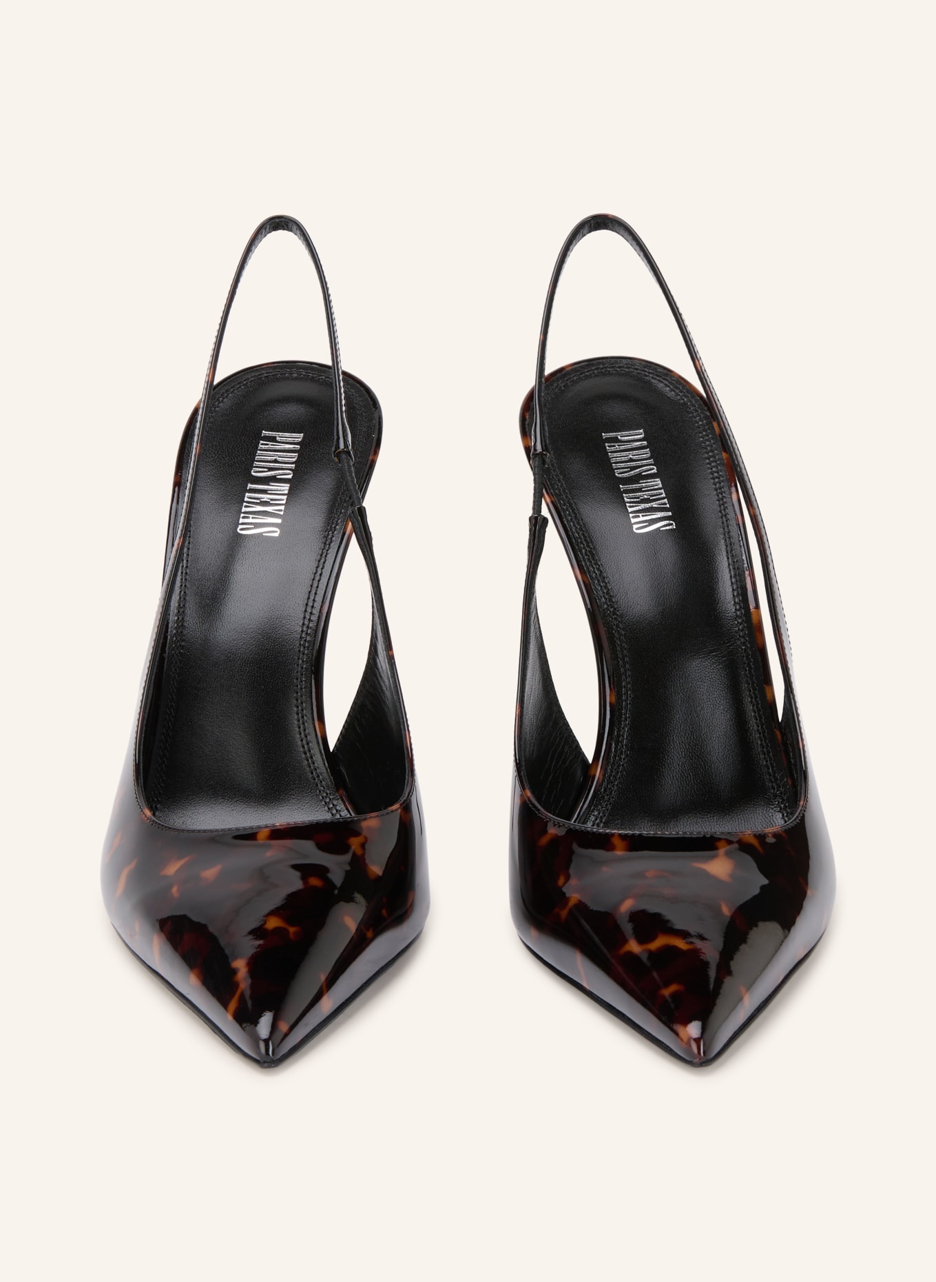 PARIS TEXAS Slingpumps LIDIA: TMAVĚ HNĚDÁ / HNĚDÁ
