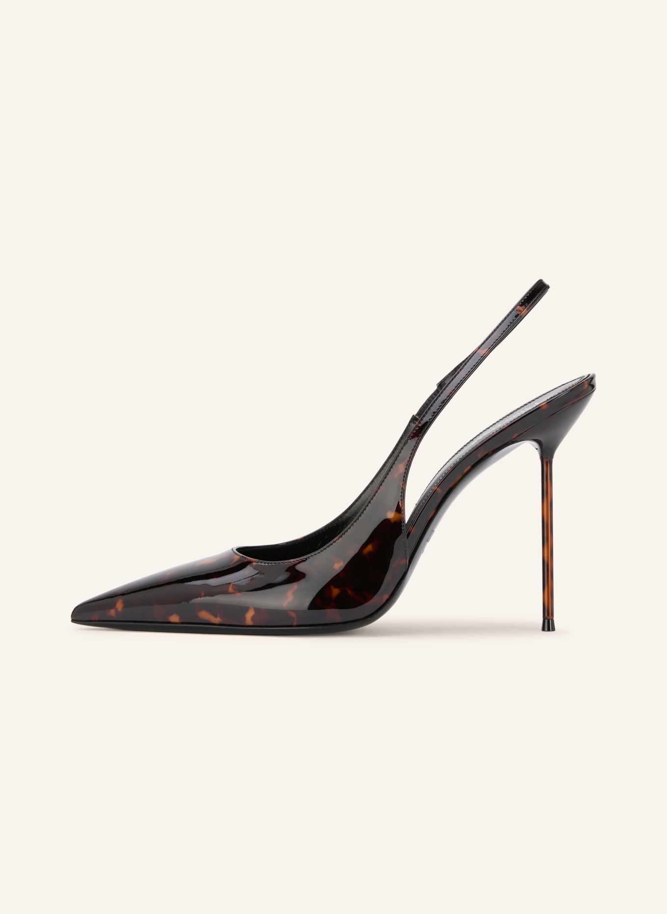 PARIS TEXAS Slingpumps LIDIA: TMAVĚ HNĚDÁ / HNĚDÁ