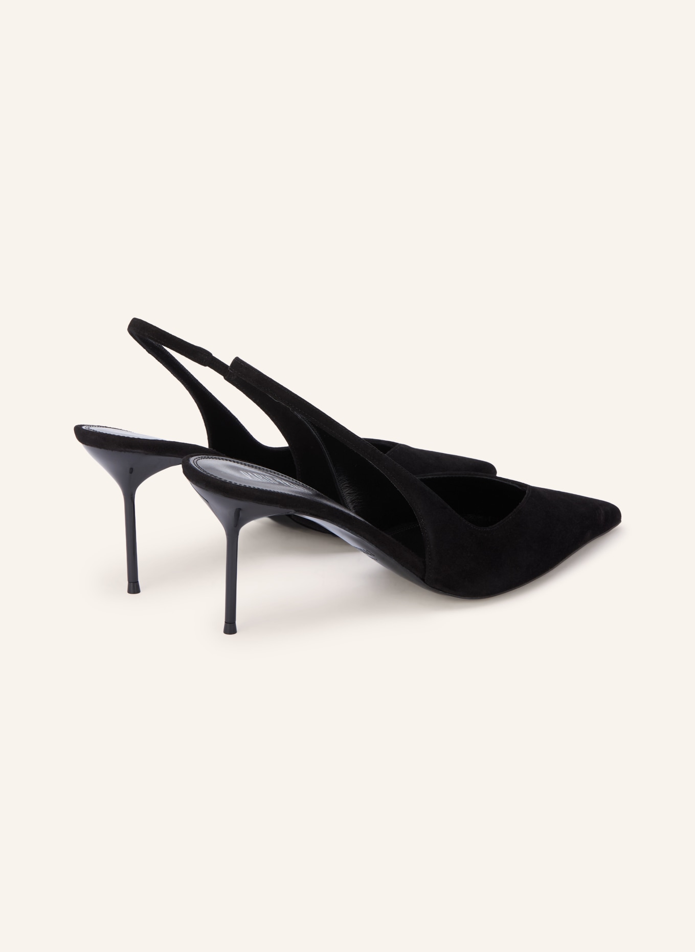 PARIS TEXAS Slingbacks LIDIA: ZWART