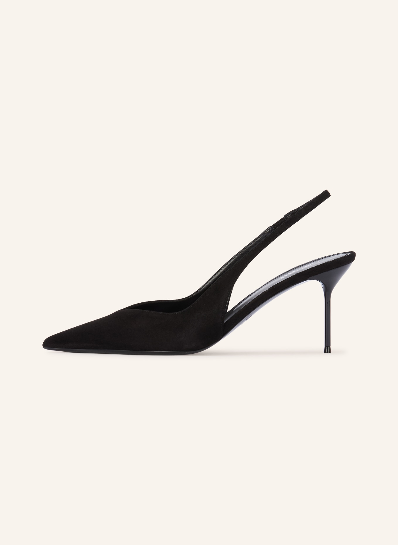 PARIS TEXAS Slingbacks LIDIA: ZWART