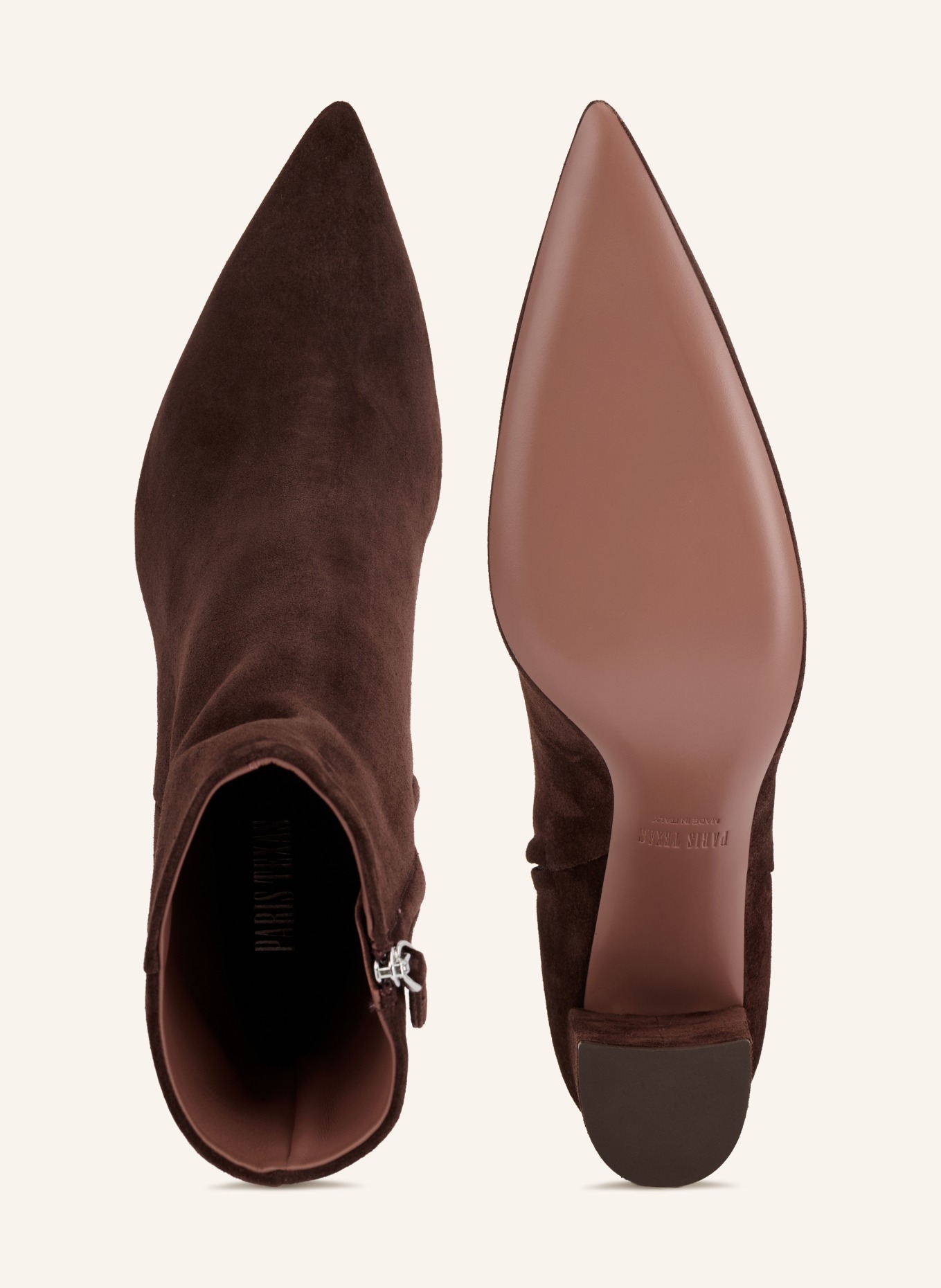 PARIS TEXAS Bottines ANJA: MARRON FONCÉ