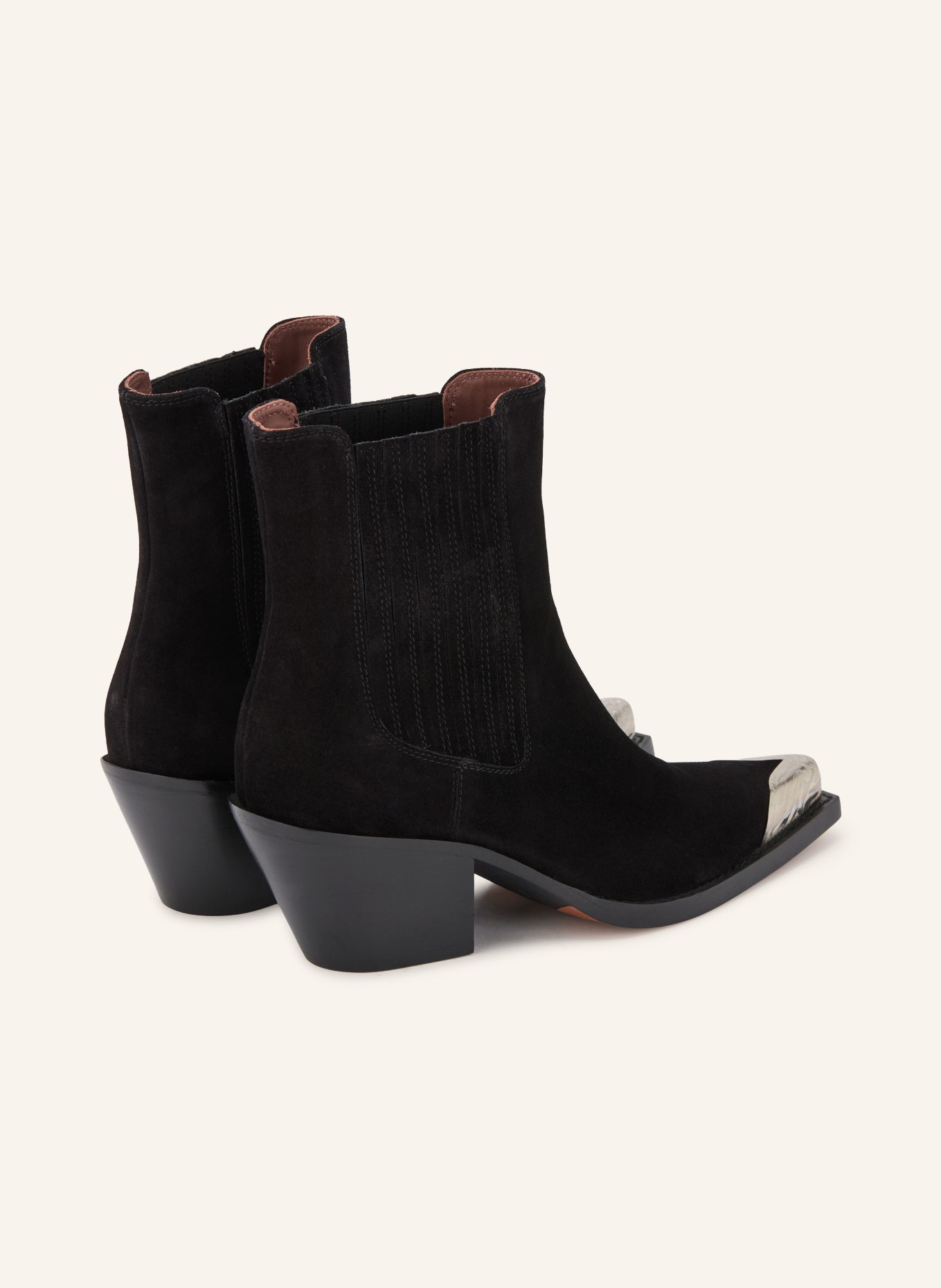 PARIS TEXAS Boots santiags DALLAS: NOIR / ARGENT