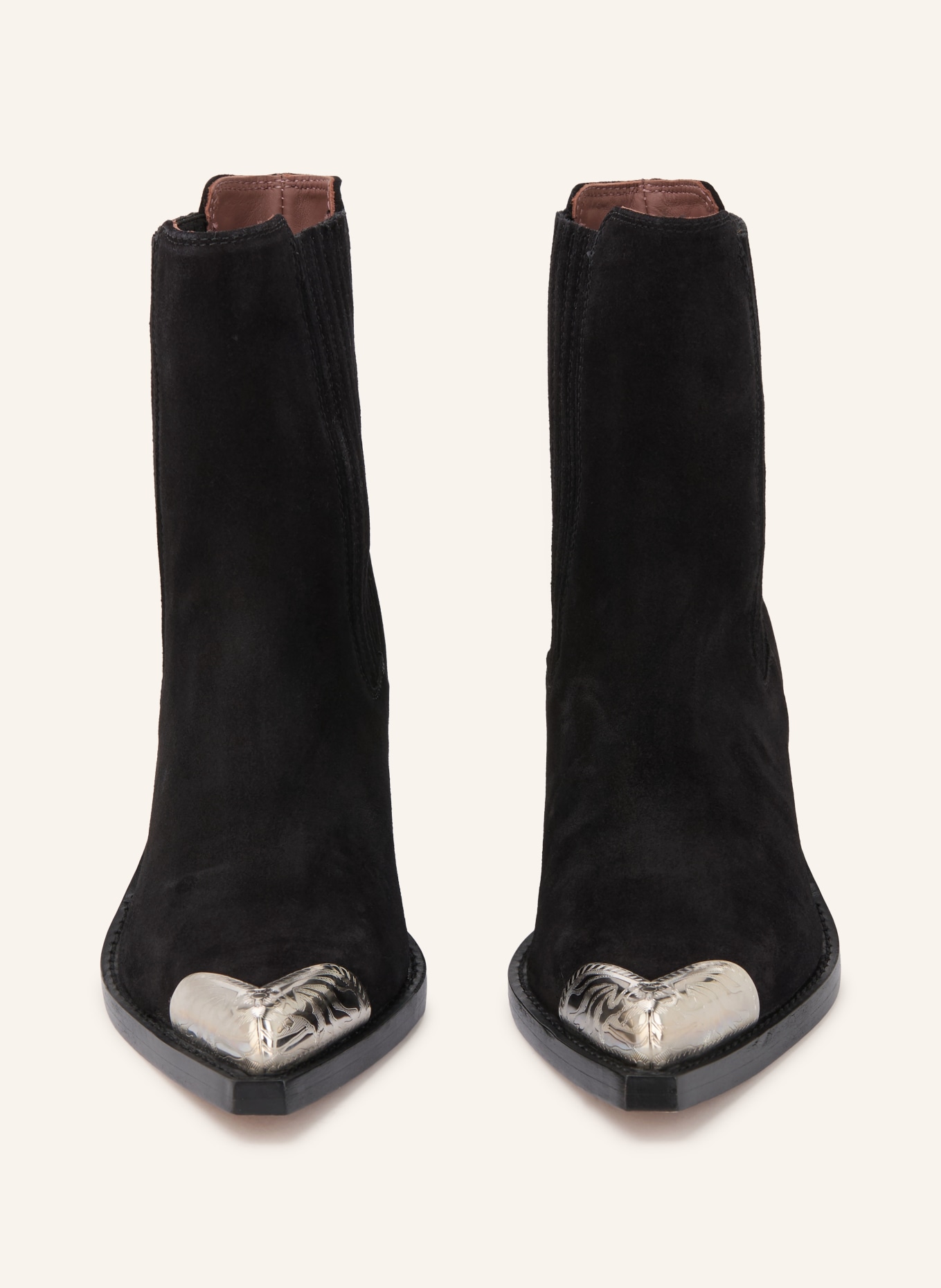 PARIS TEXAS Boots santiags DALLAS: NOIR / ARGENT