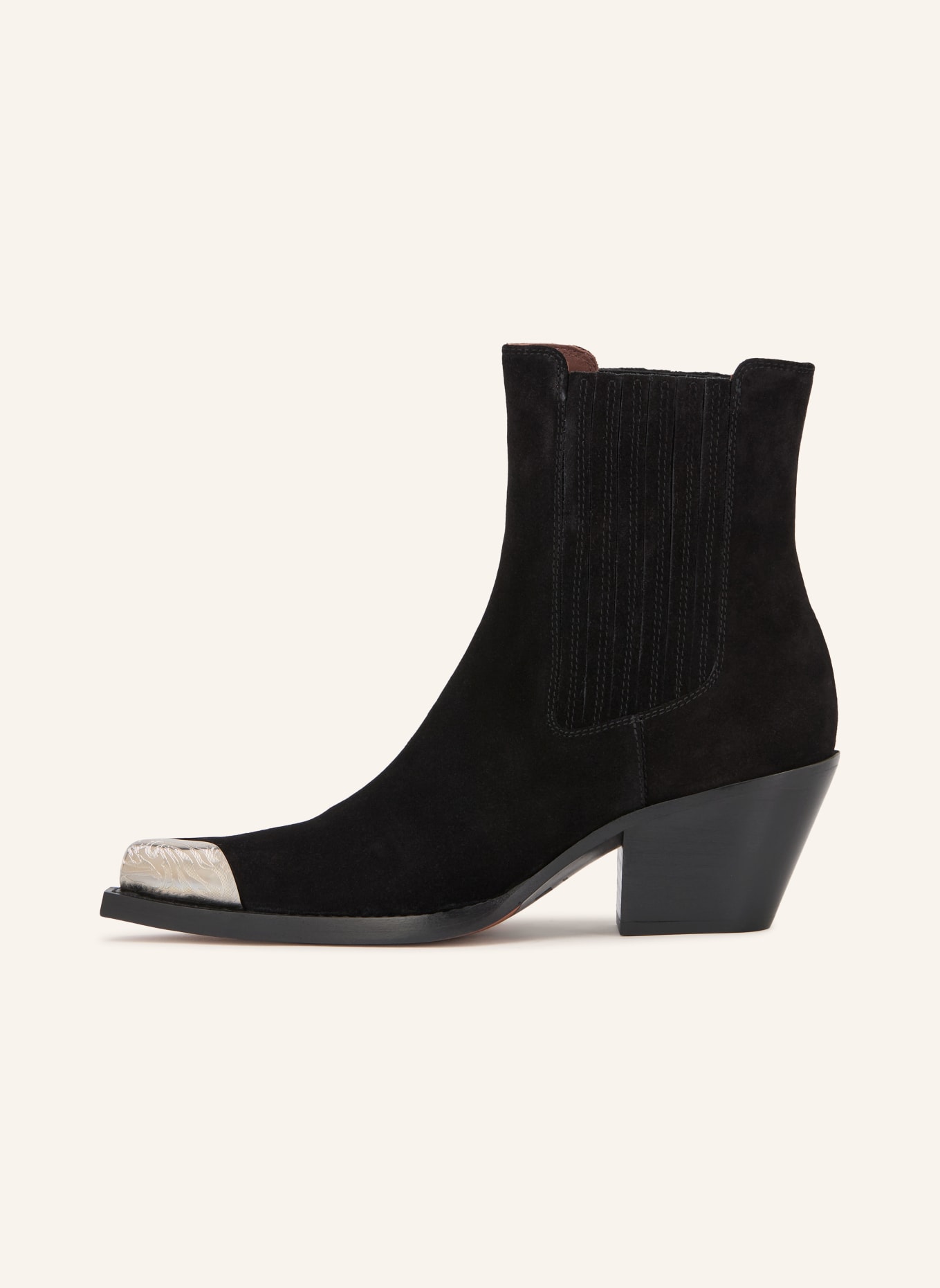 PARIS TEXAS Boots santiags DALLAS: NOIR / ARGENT