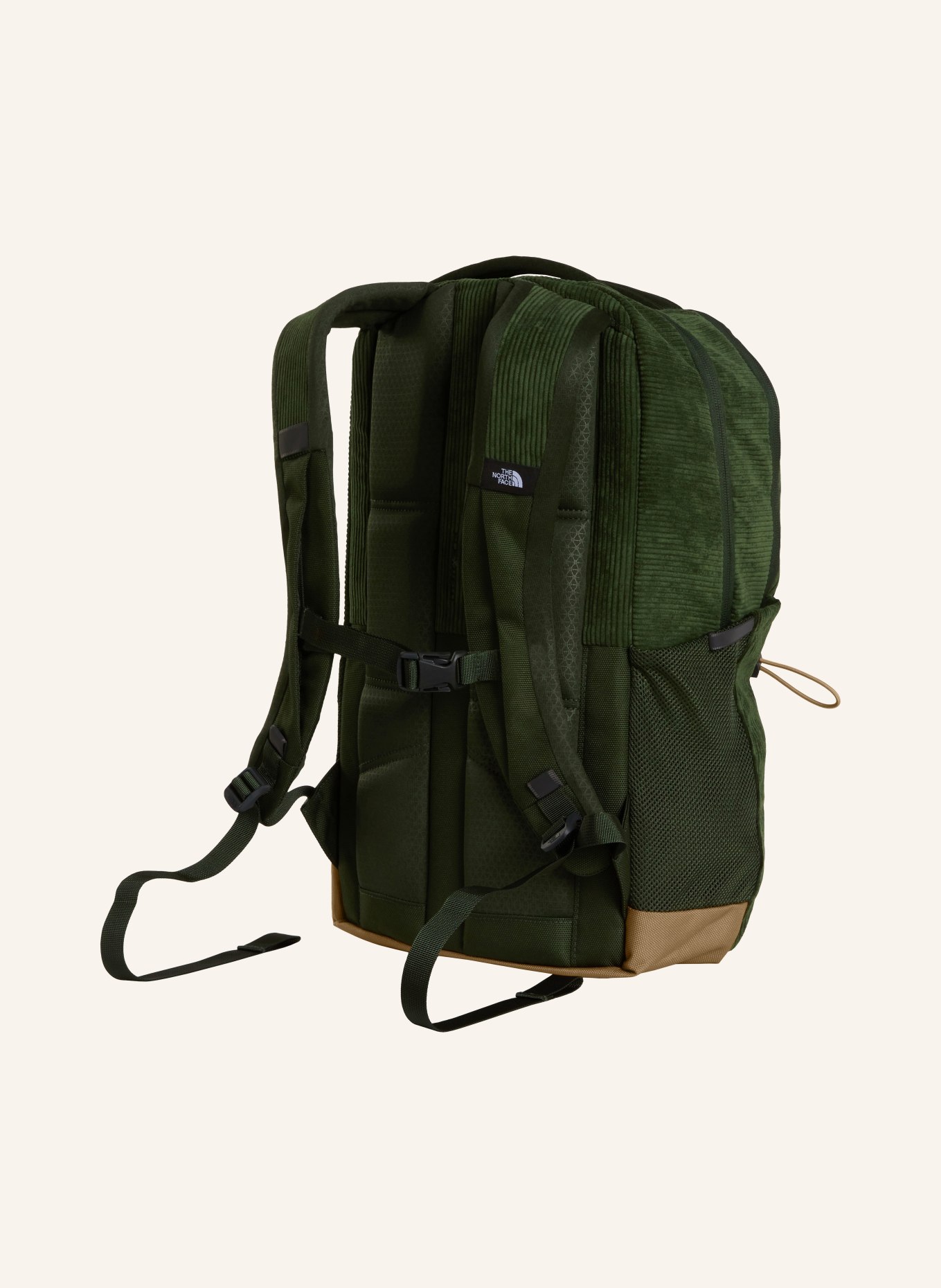 THE NORTH FACE Batoh JESTER PRO 28 l s přihrádkou na notebook: TMAVĚ ZELENÁ / KHAKI
