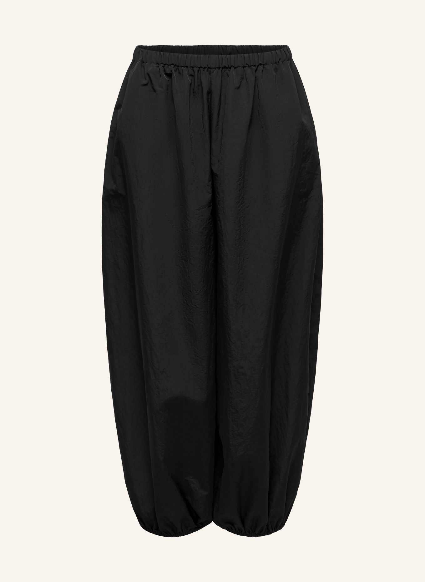 ONLY Trousers: BLACK