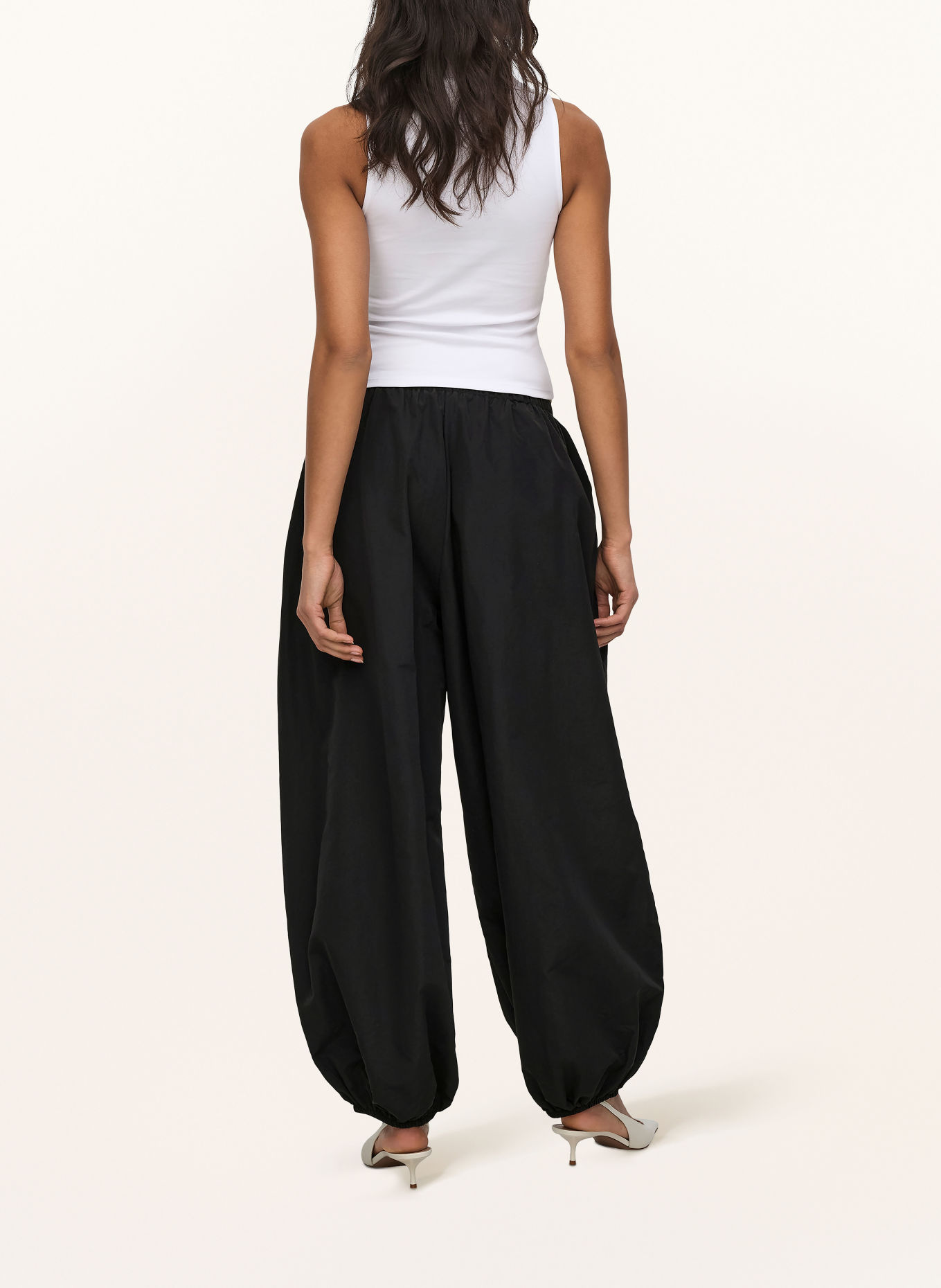 ONLY Trousers: BLACK