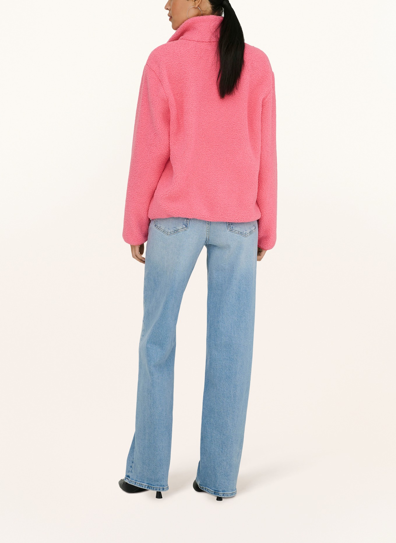 ONLY Plush Jacket: PINK