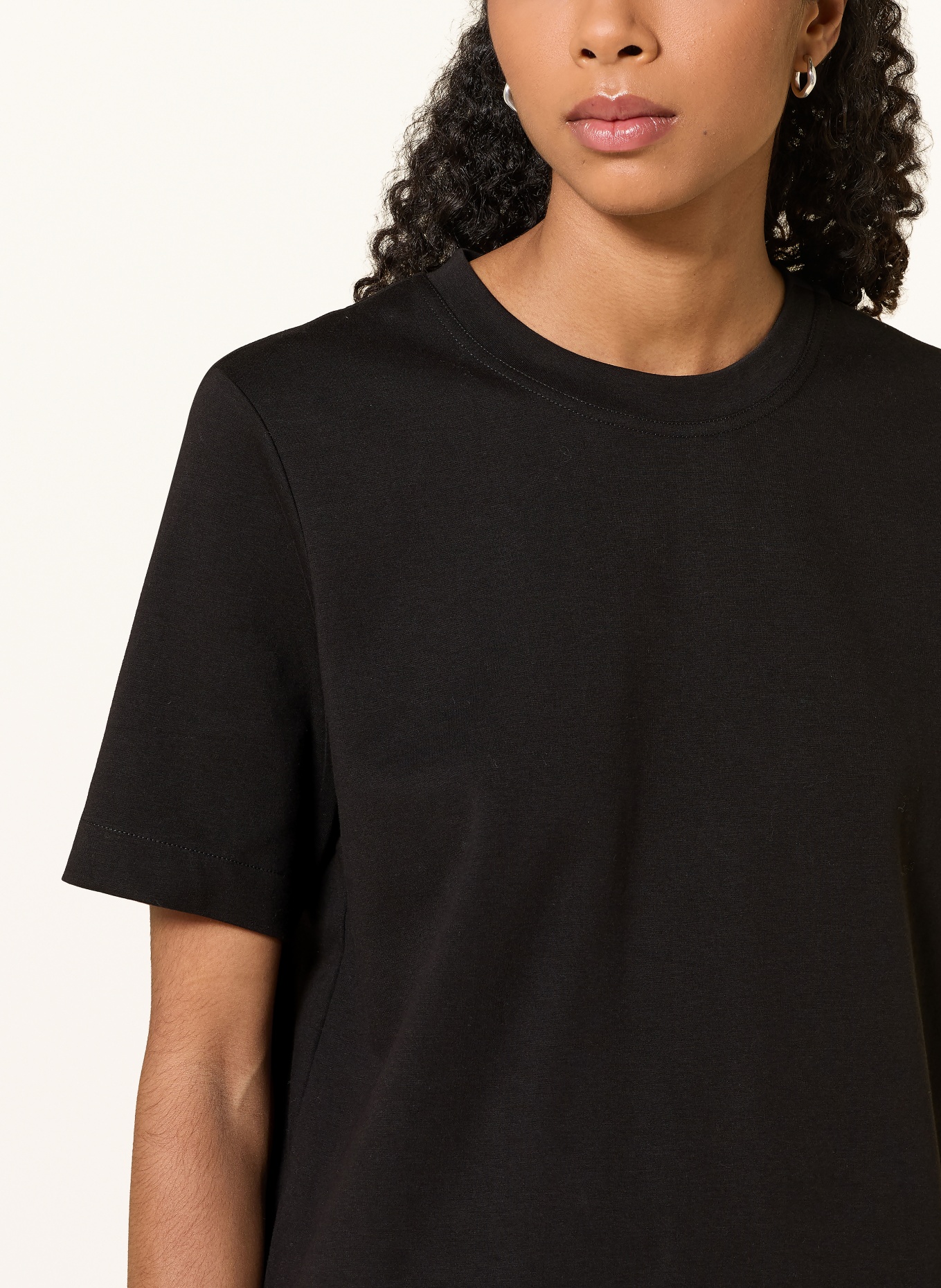 ARKET T-shirt: BLACK