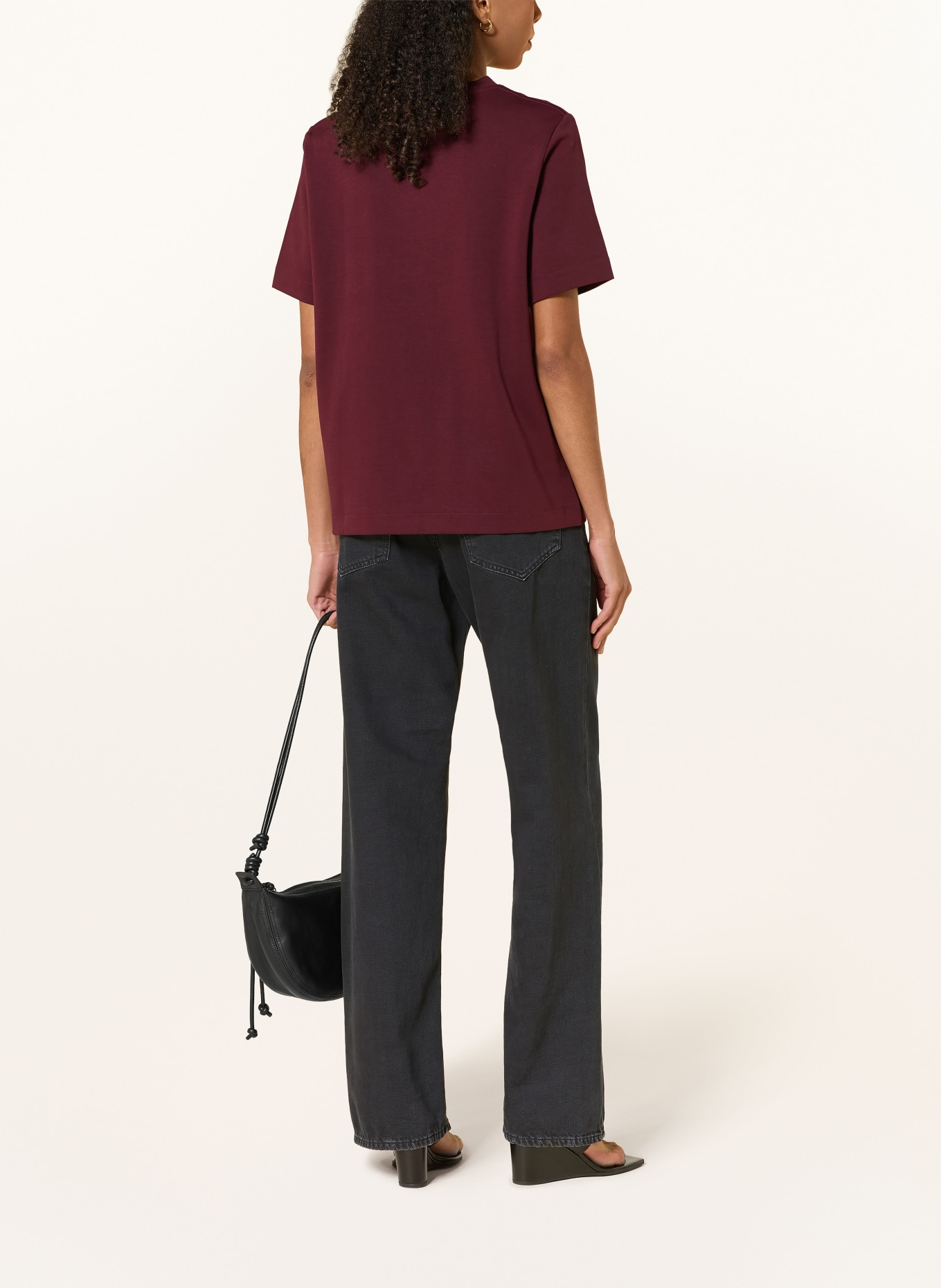 ARKET T-Shirt: DUNKELROT