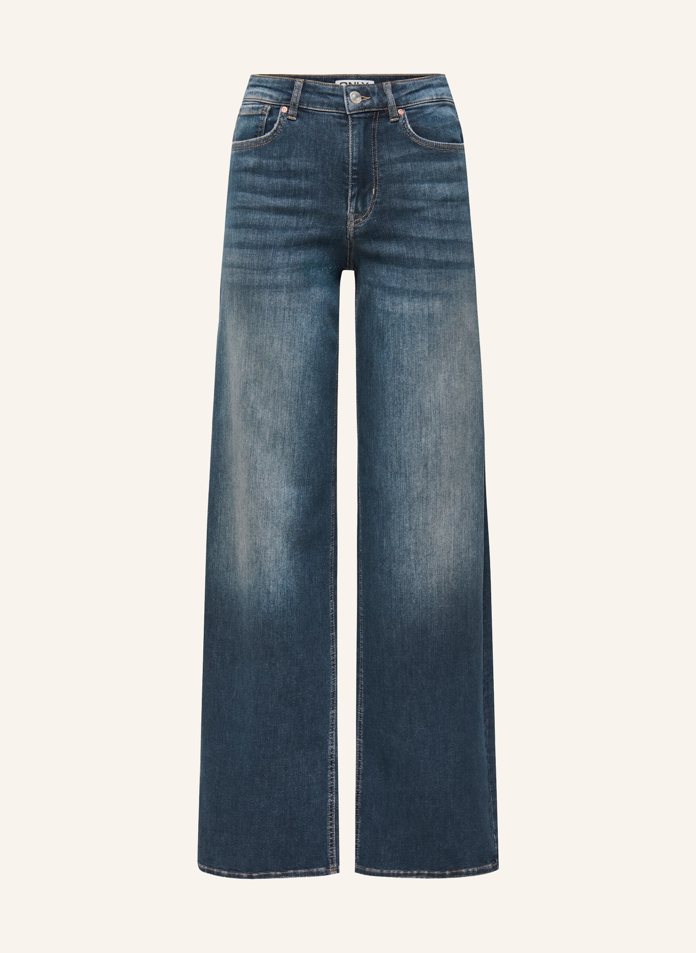 ONLY Wide Leg Jeans: DARK BLUE DENIM