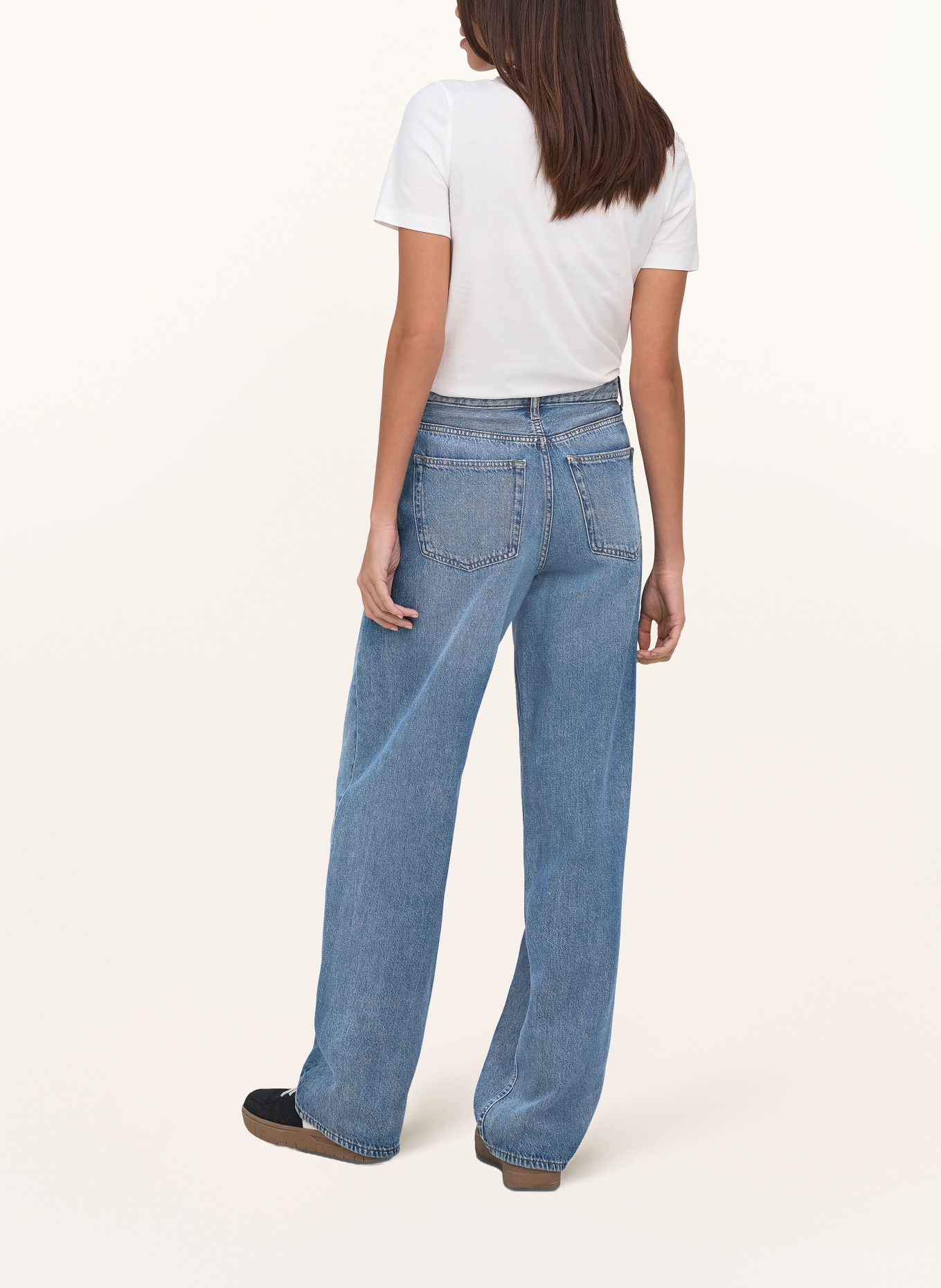 ONLY Blugi drepți: MEDIUM BLUE DENIM