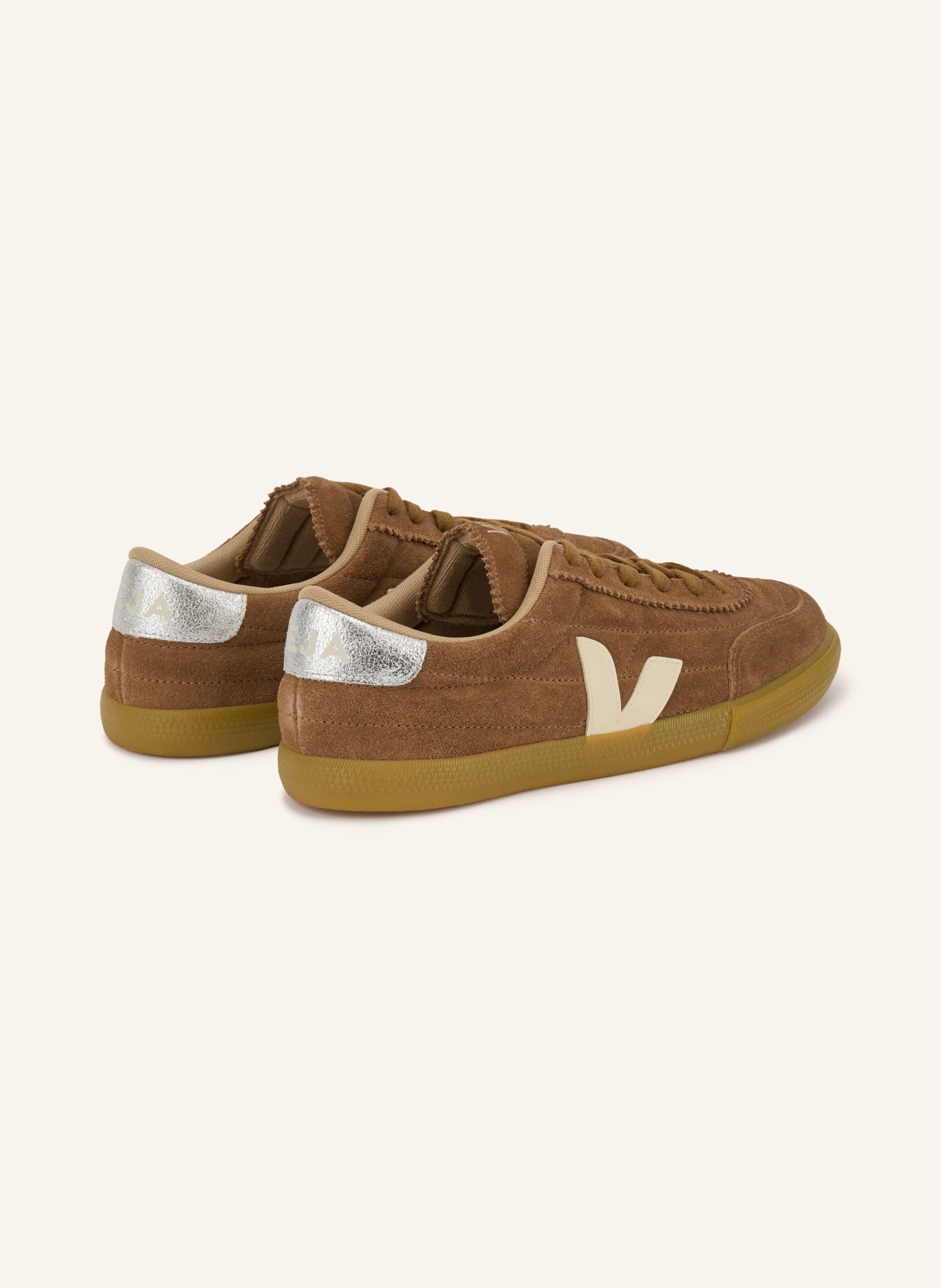 VEJA Sneaker PANENKA: BRAUN / SILBER / CREME