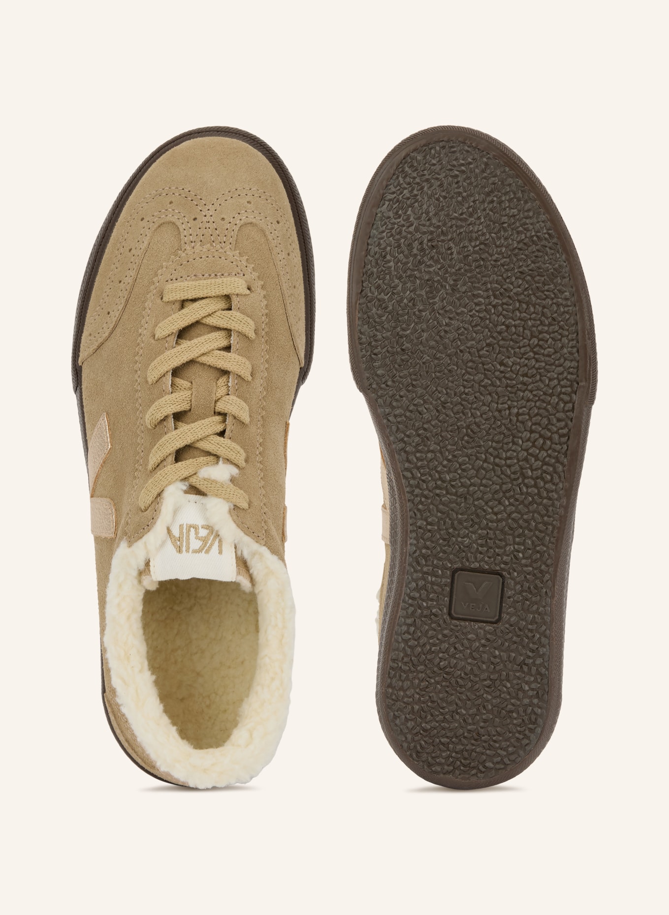 VEJA Sneaker VOLLEY WINTER: BEIGE / PLATIN
