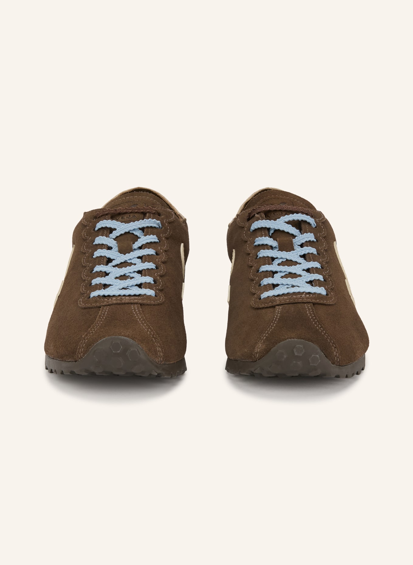 VEJA CATEYES Sneakers: DARK BROWN / CREAM