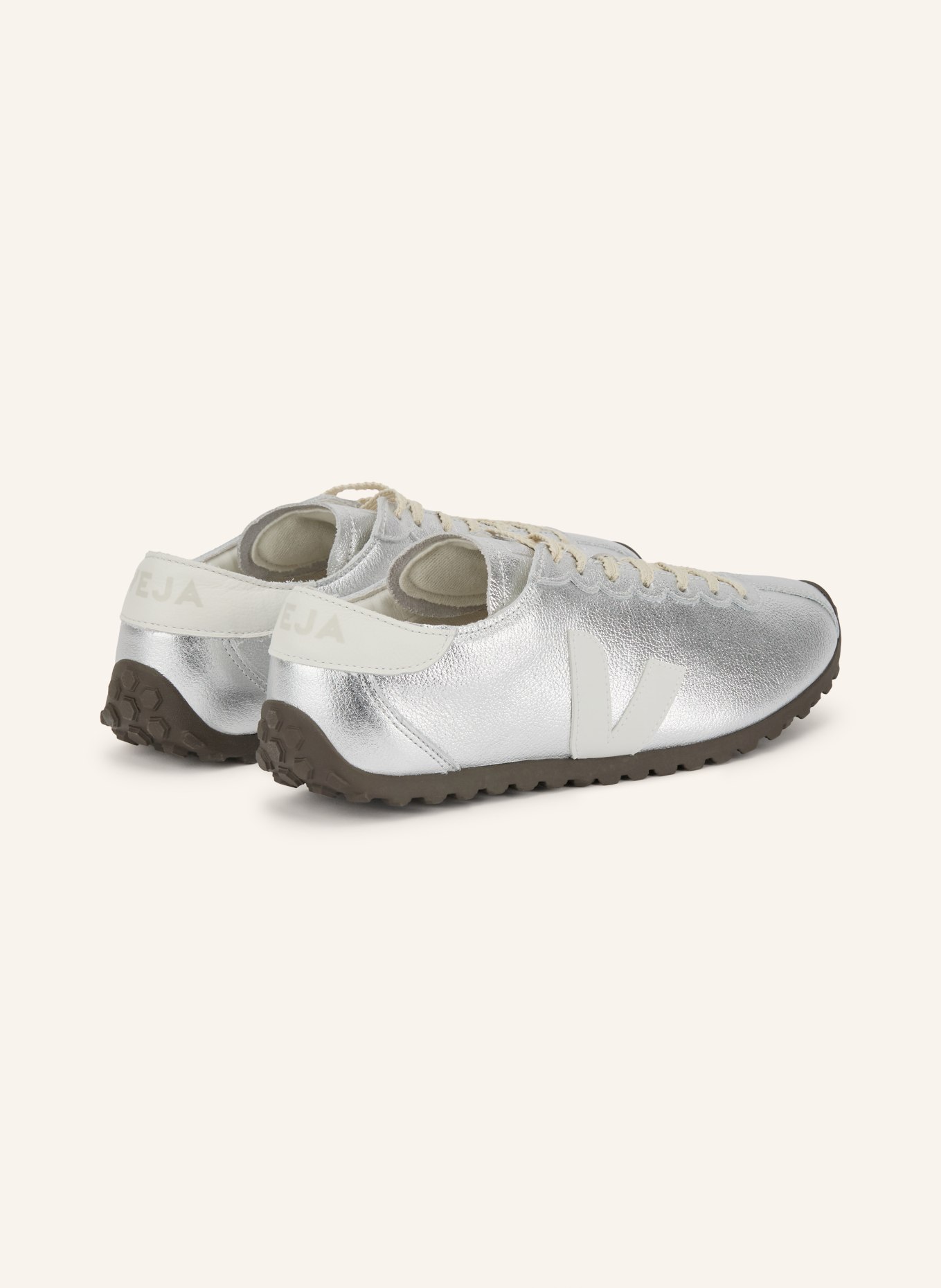 VEJA Adidași CATEYES: ARGINT / ALB