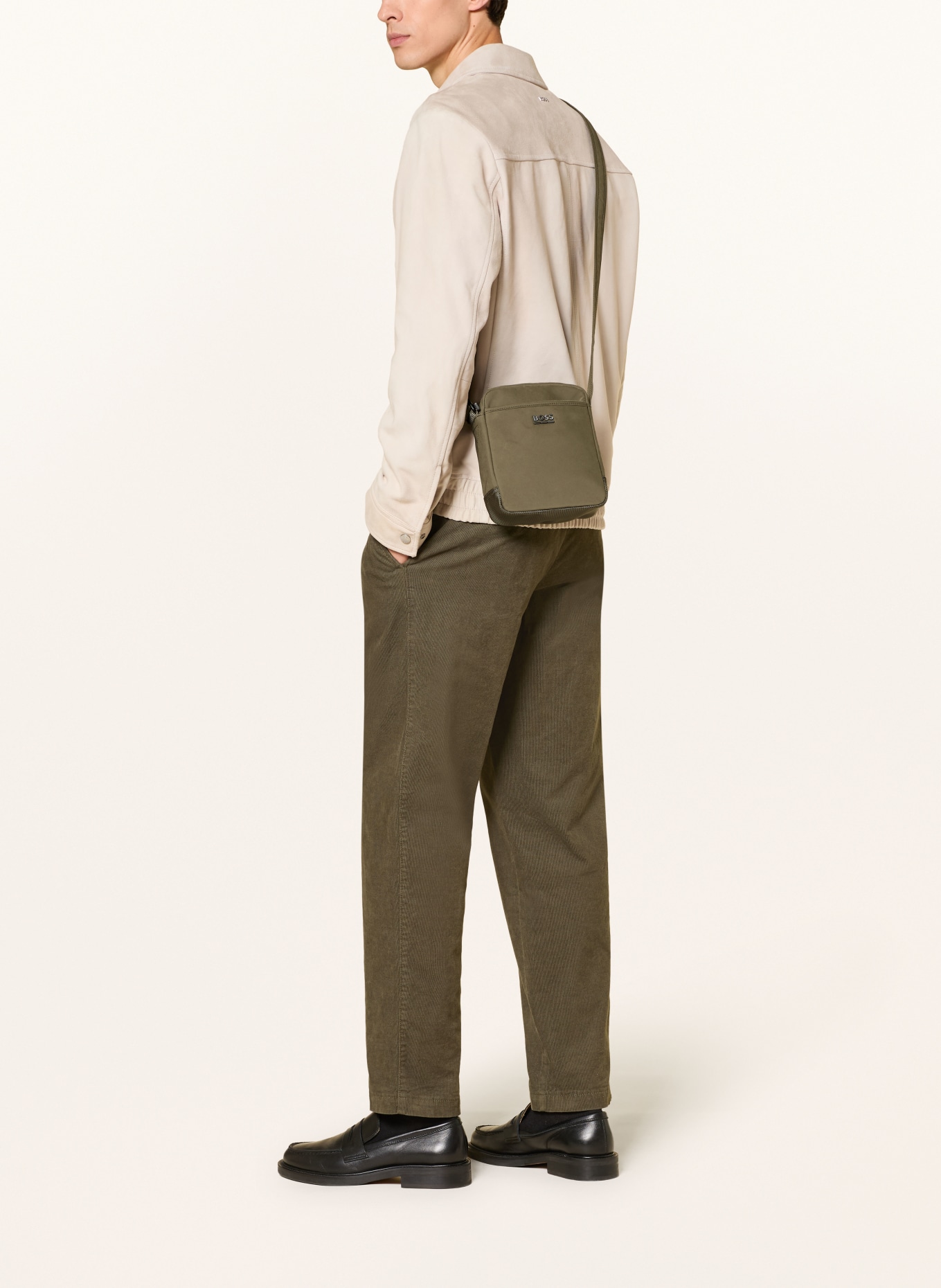 BOSS ERYK Crossbody Bag: OLIVE