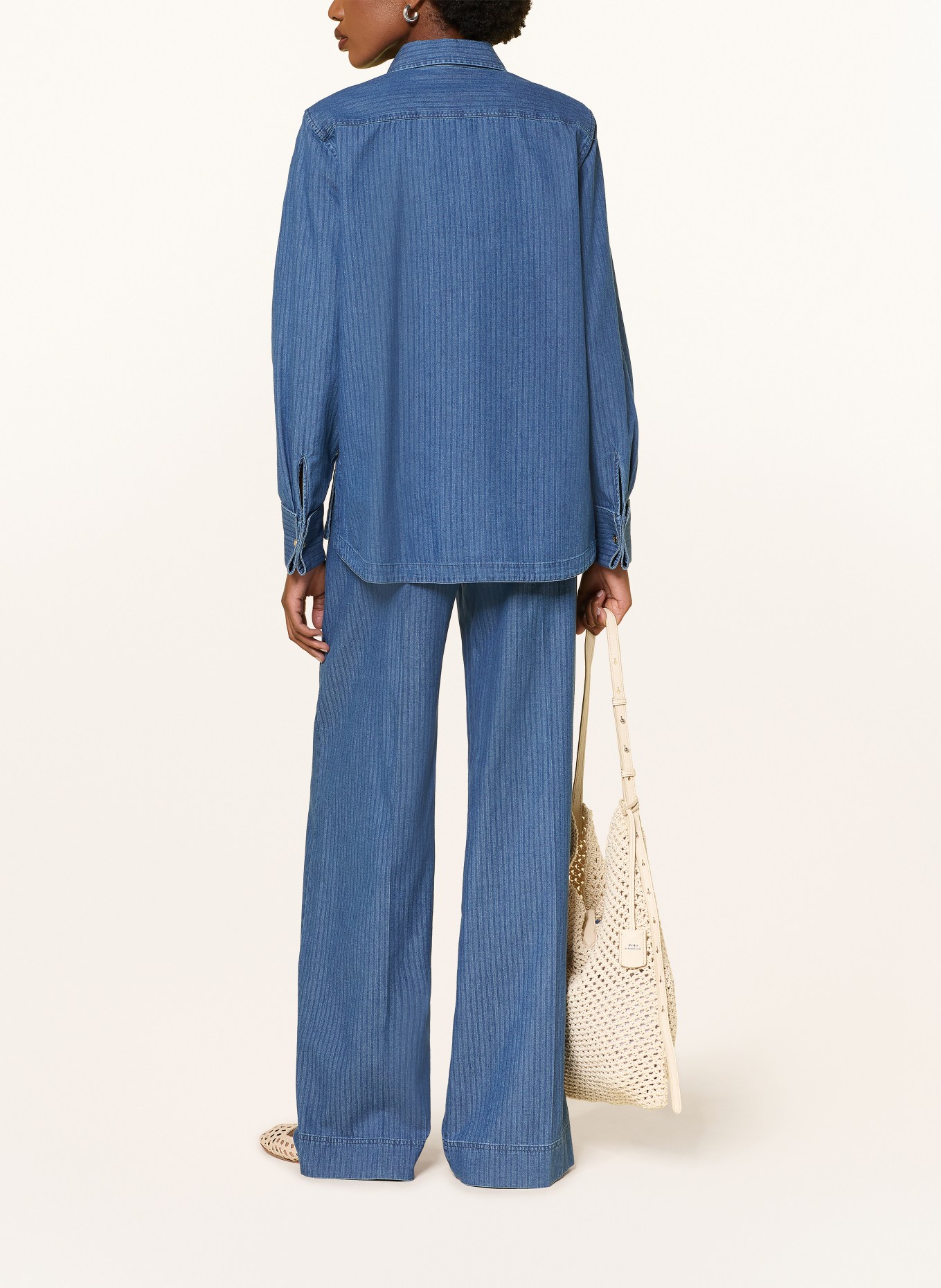 RIANI Wide-Leg jeans: 464 galaxy patterned