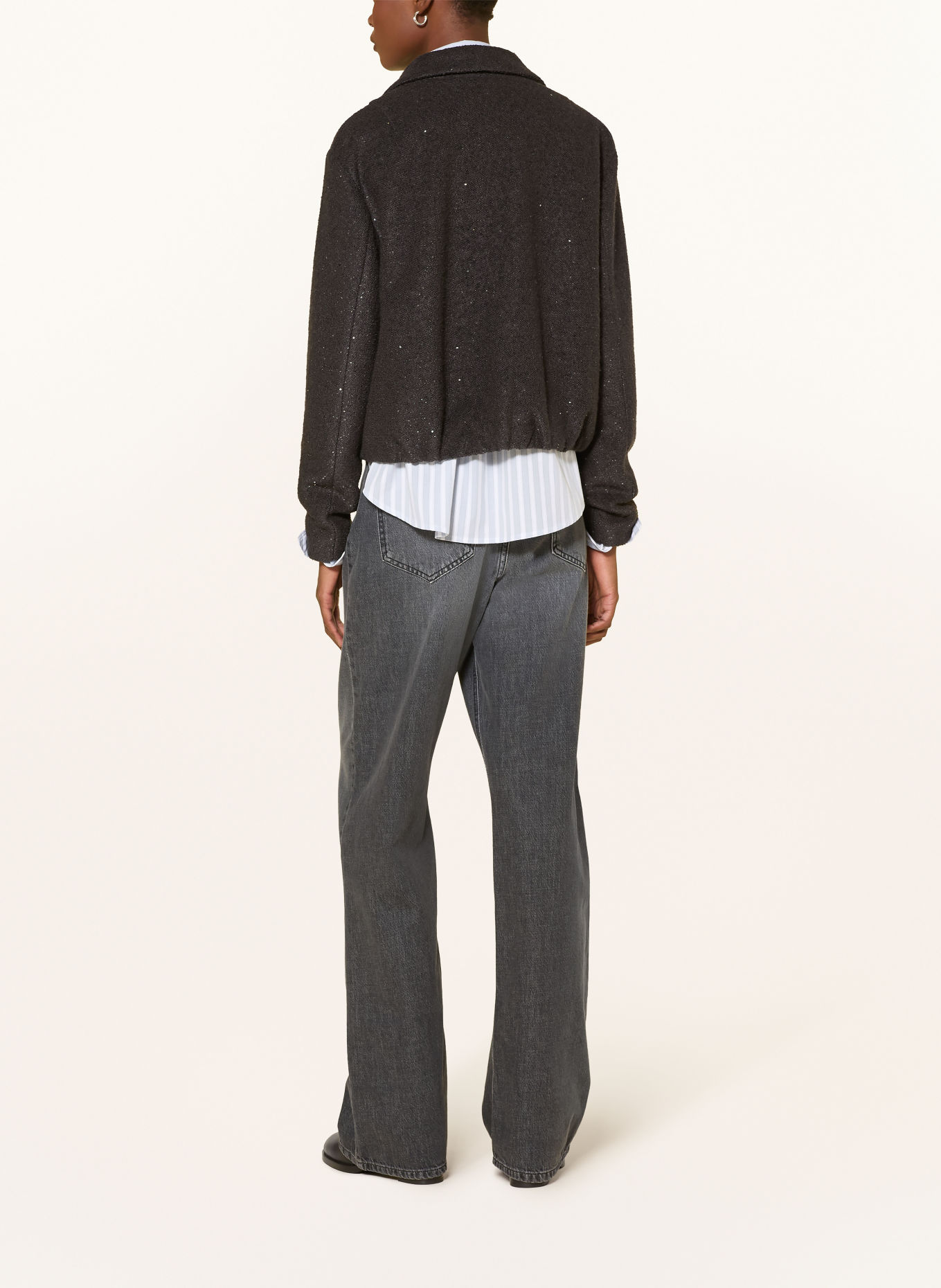 RIANI Wide-Leg Jeans: 923 mid authentic grey