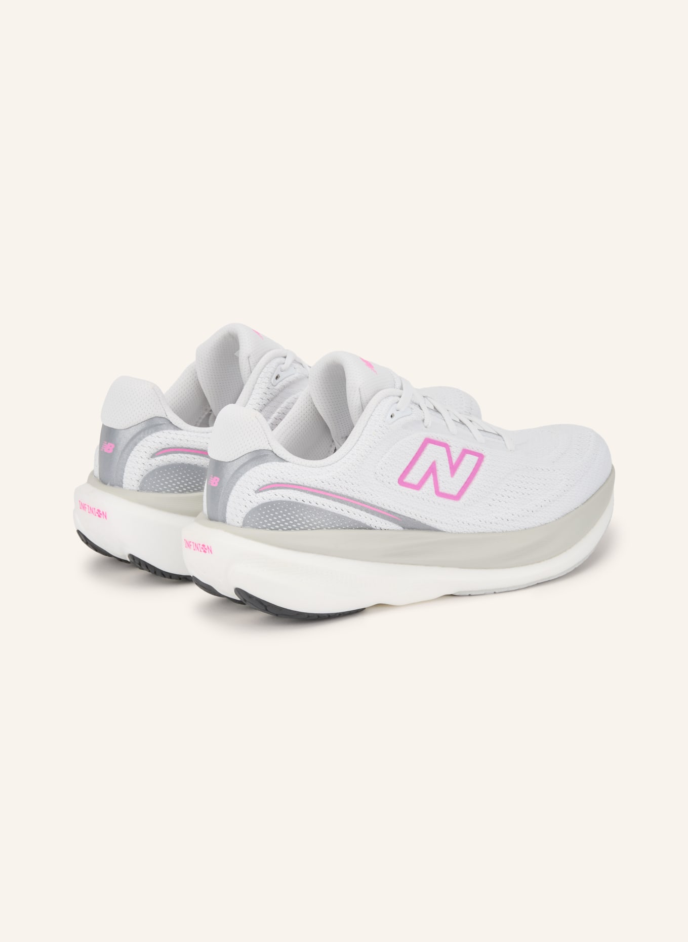 new balance Buty do biegania 1080V15: BIAŁY / SREBRNY / RÓŻOWY