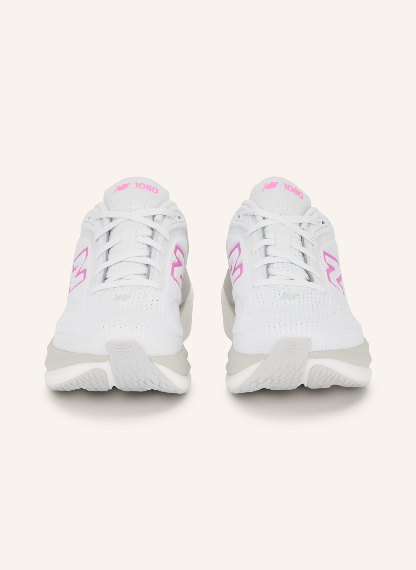 new balance Buty do biegania 1080V15: BIAŁY / SREBRNY / RÓŻOWY