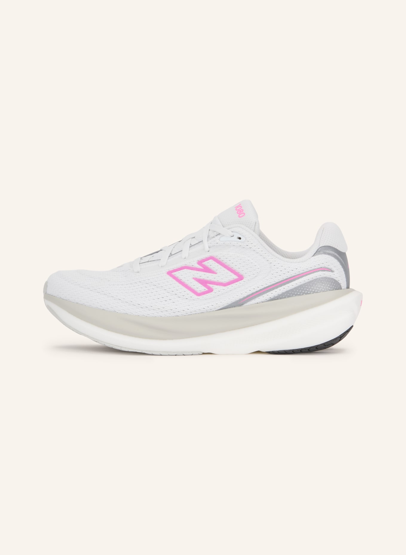 new balance Buty do biegania 1080V15: BIAŁY / SREBRNY / RÓŻOWY