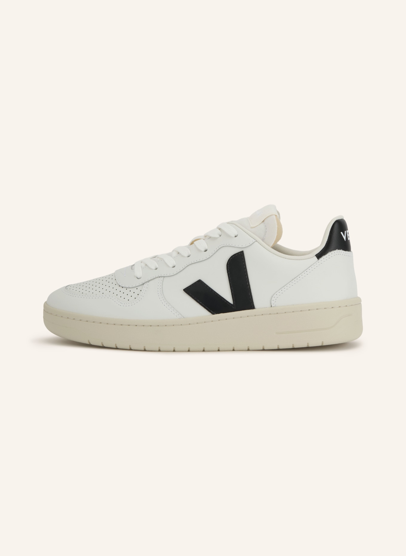 VEJA V-10 PRIME Sneakers: WHITE / BLACK