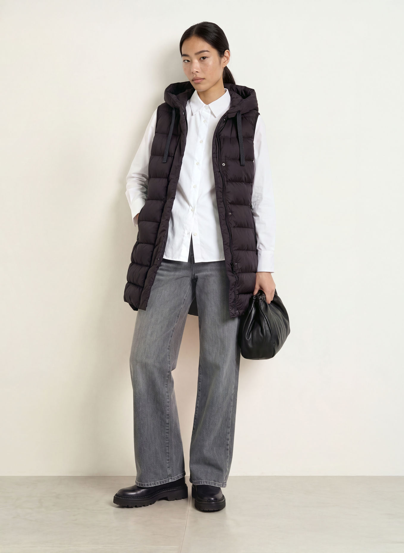 FUCHS SCHMITT Gilet matelassé COMO: NOIR